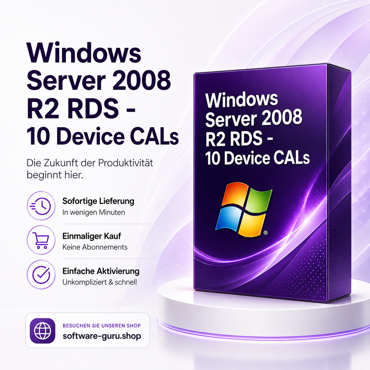 Windows Server 2008 R2 RDS - 10 Device CALs