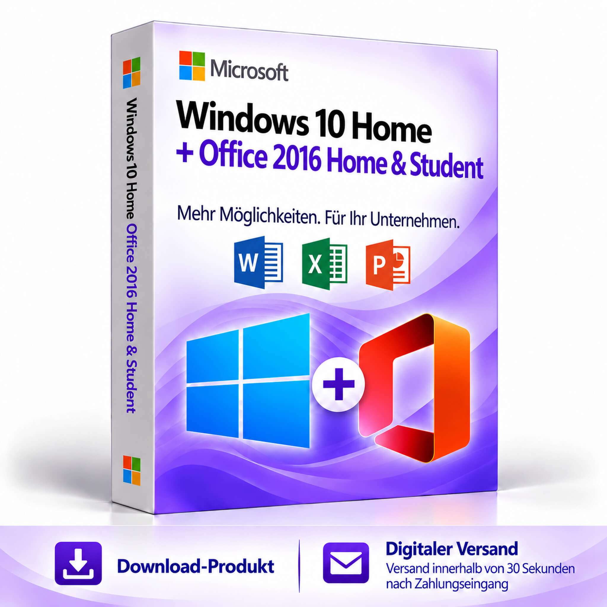 Windows 10 Home + Office 2016 Home & Student