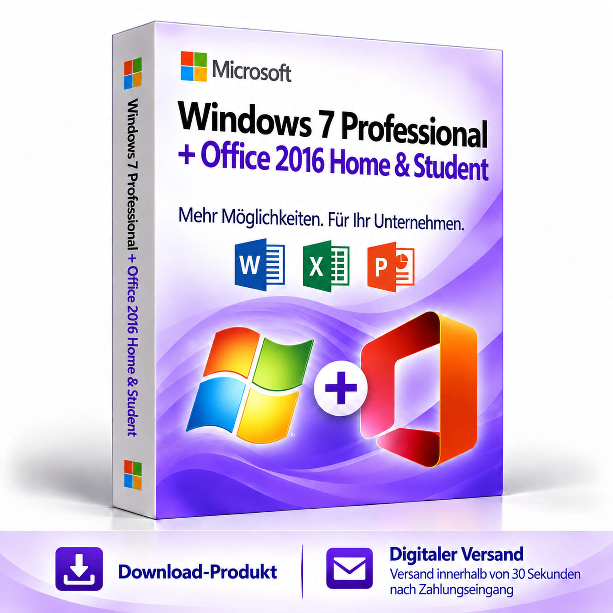 Windows 7 Professional + Office 2016 Home & Student