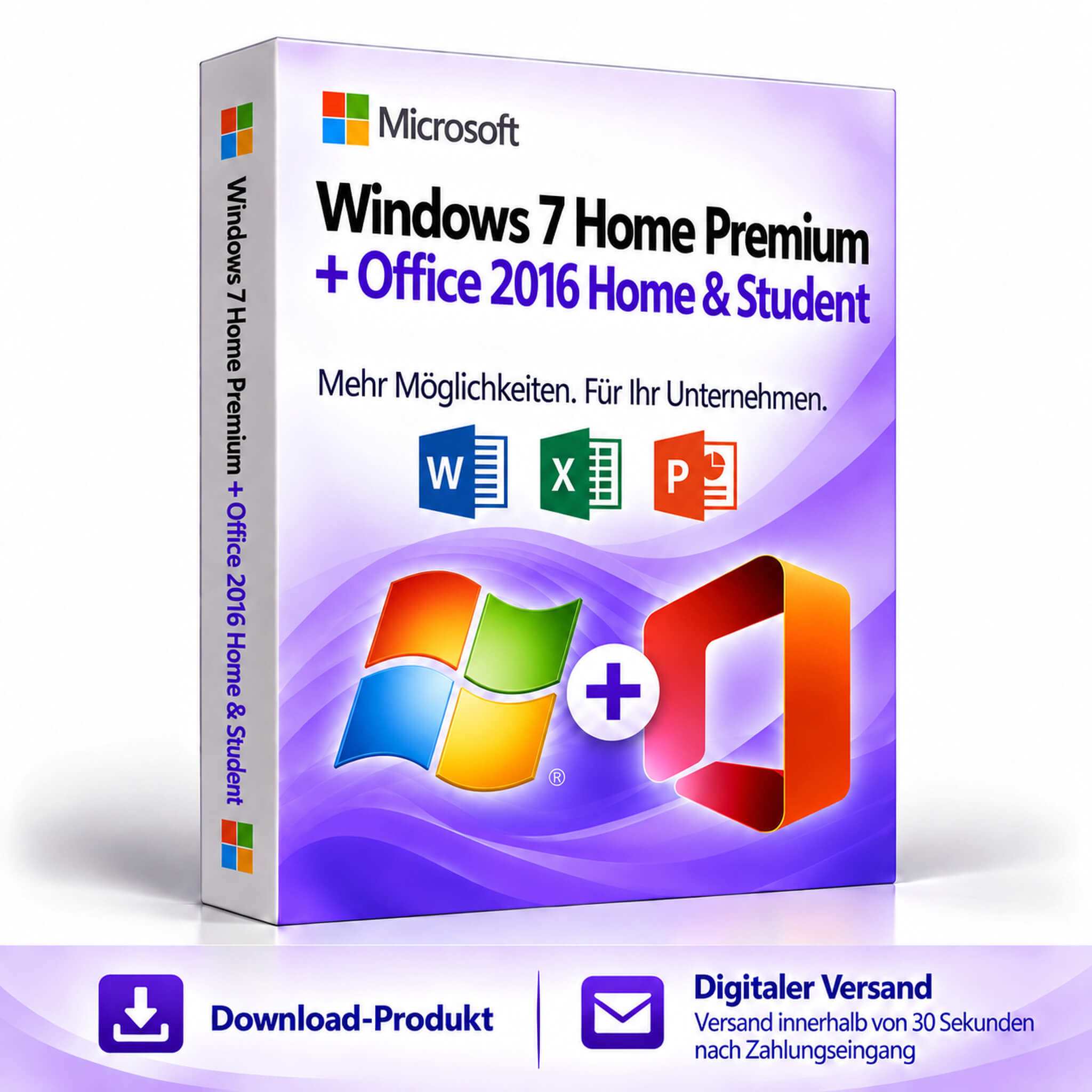 Windows 7 Home Premium + Office 2016 Home & Student
