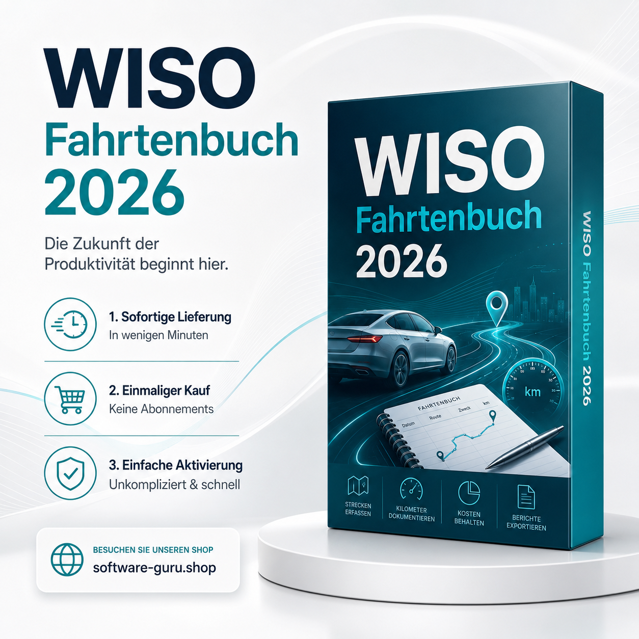 WISO Fahrtenbuch 2026