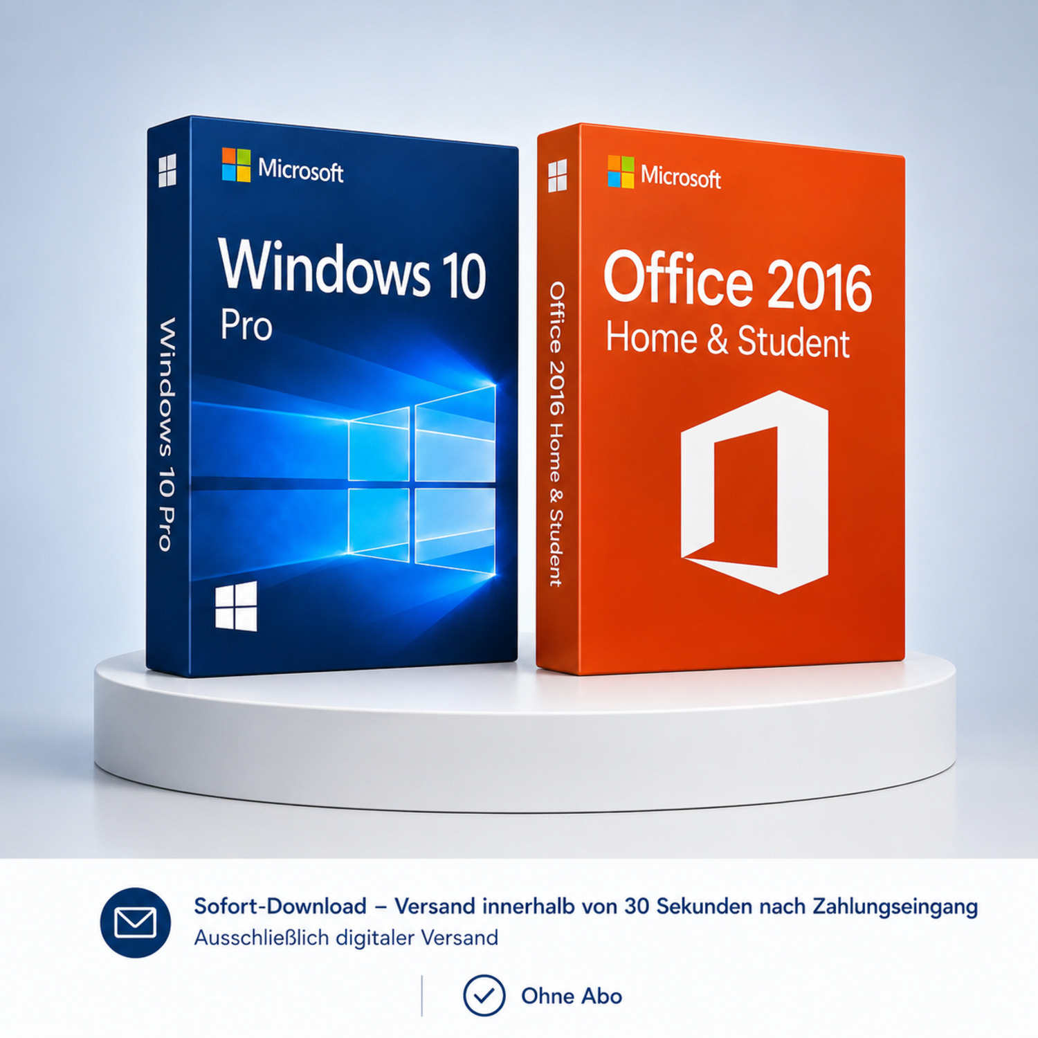 Windows 10 Pro + Office 2016 Home & Student