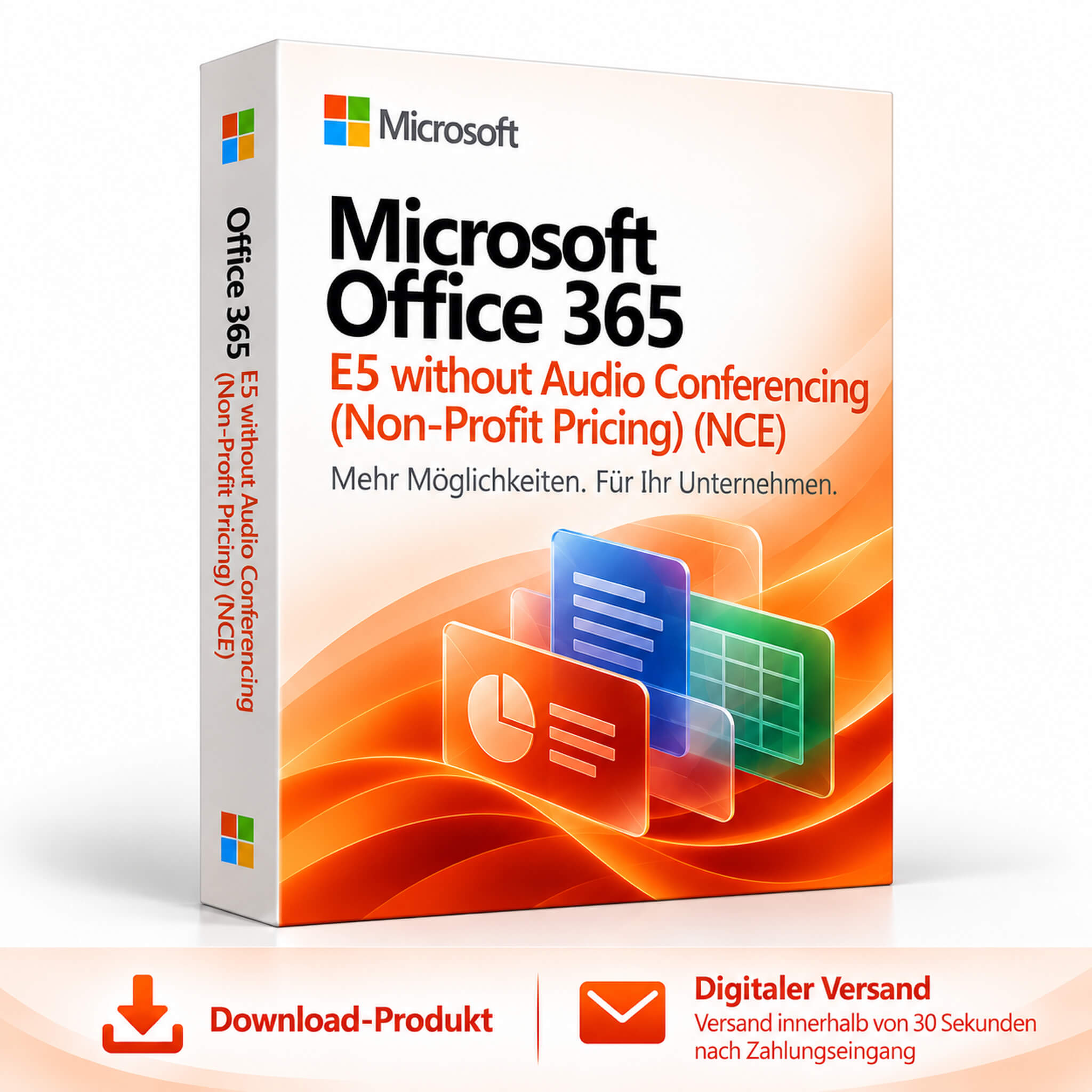 Microsoft Office 365 E5 without Audio Conferencing (Non-Profit Pricing) (NCE)