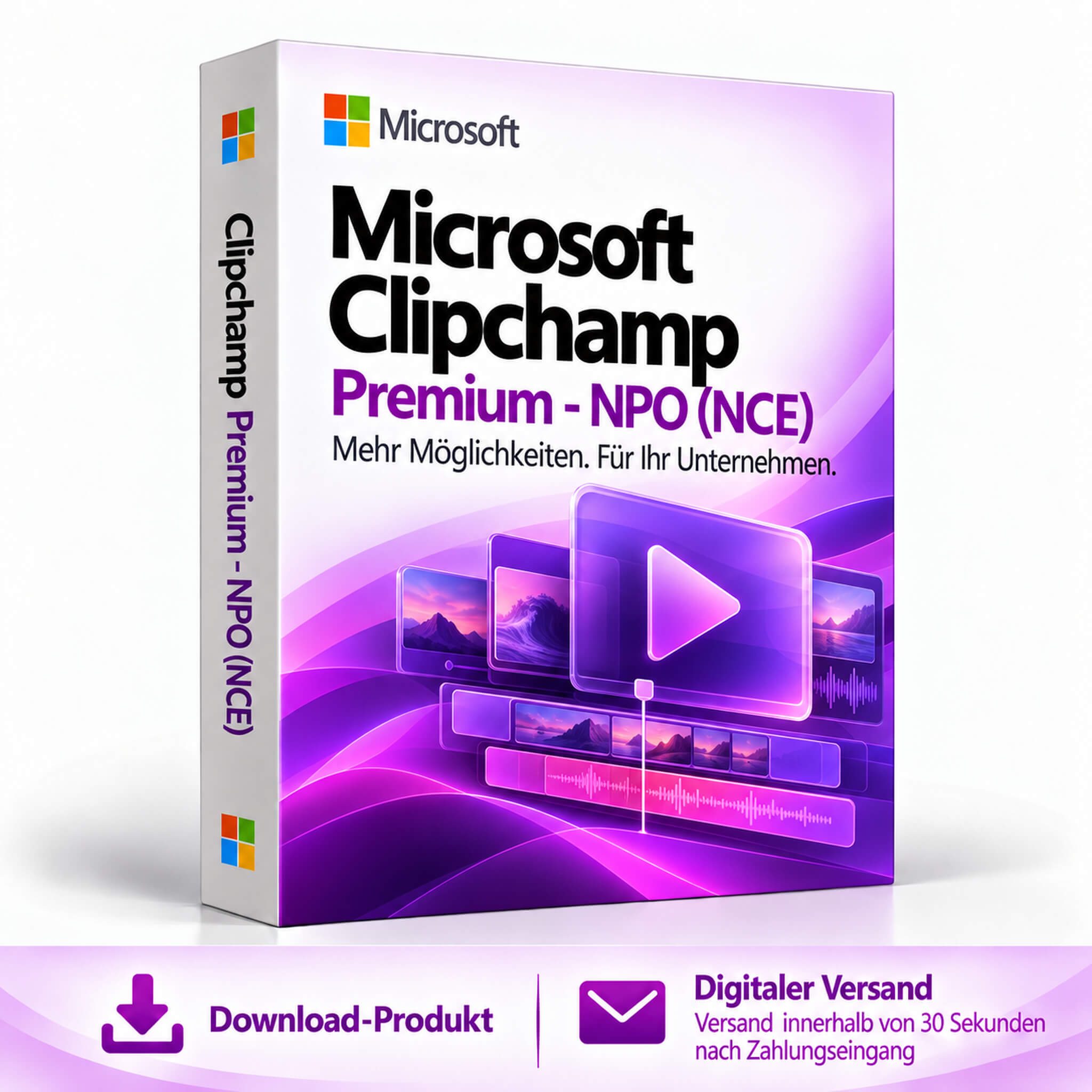 Microsoft Clipchamp Premium - NPO (NCE)