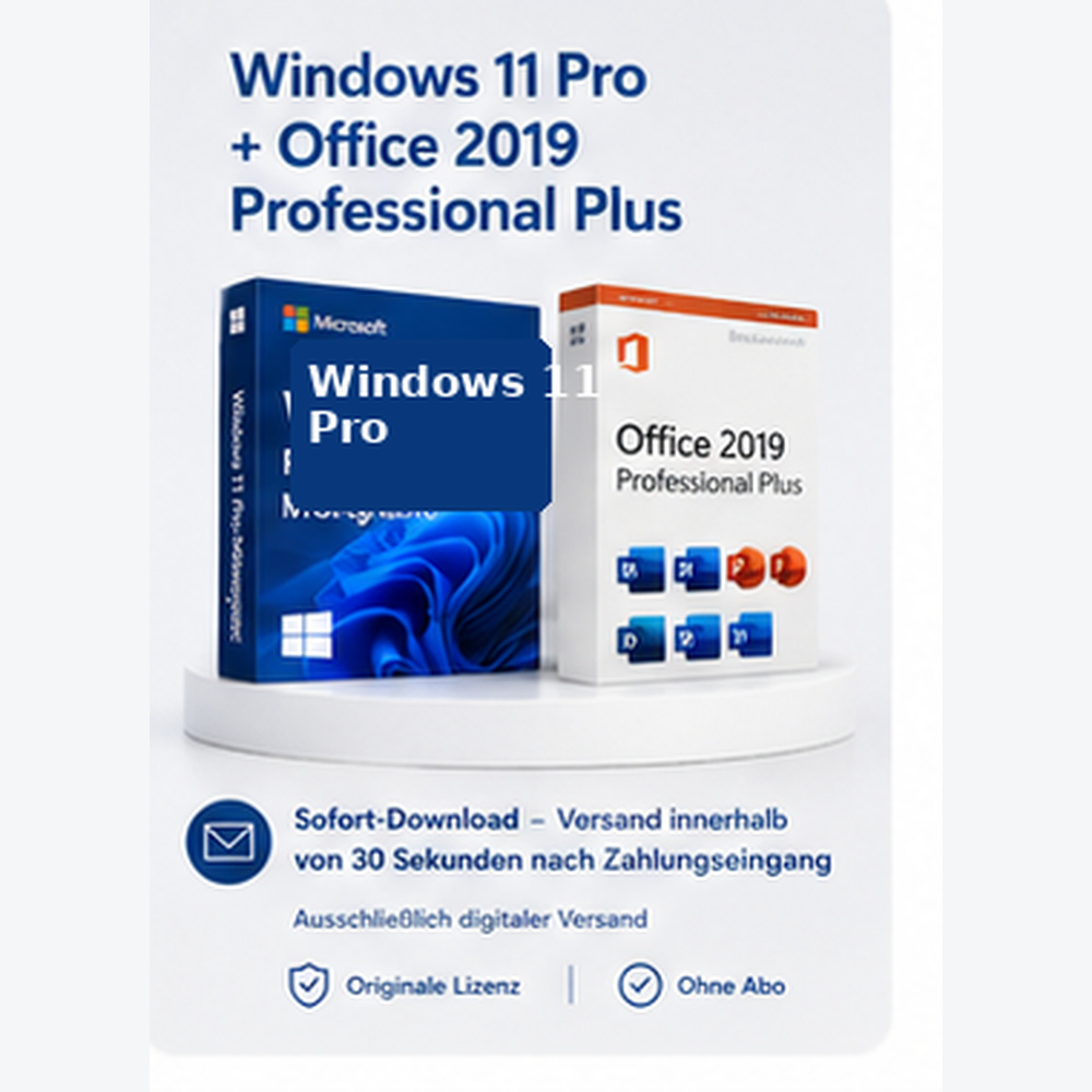 Windows 11 Pro + Office 2019 Professional Plus