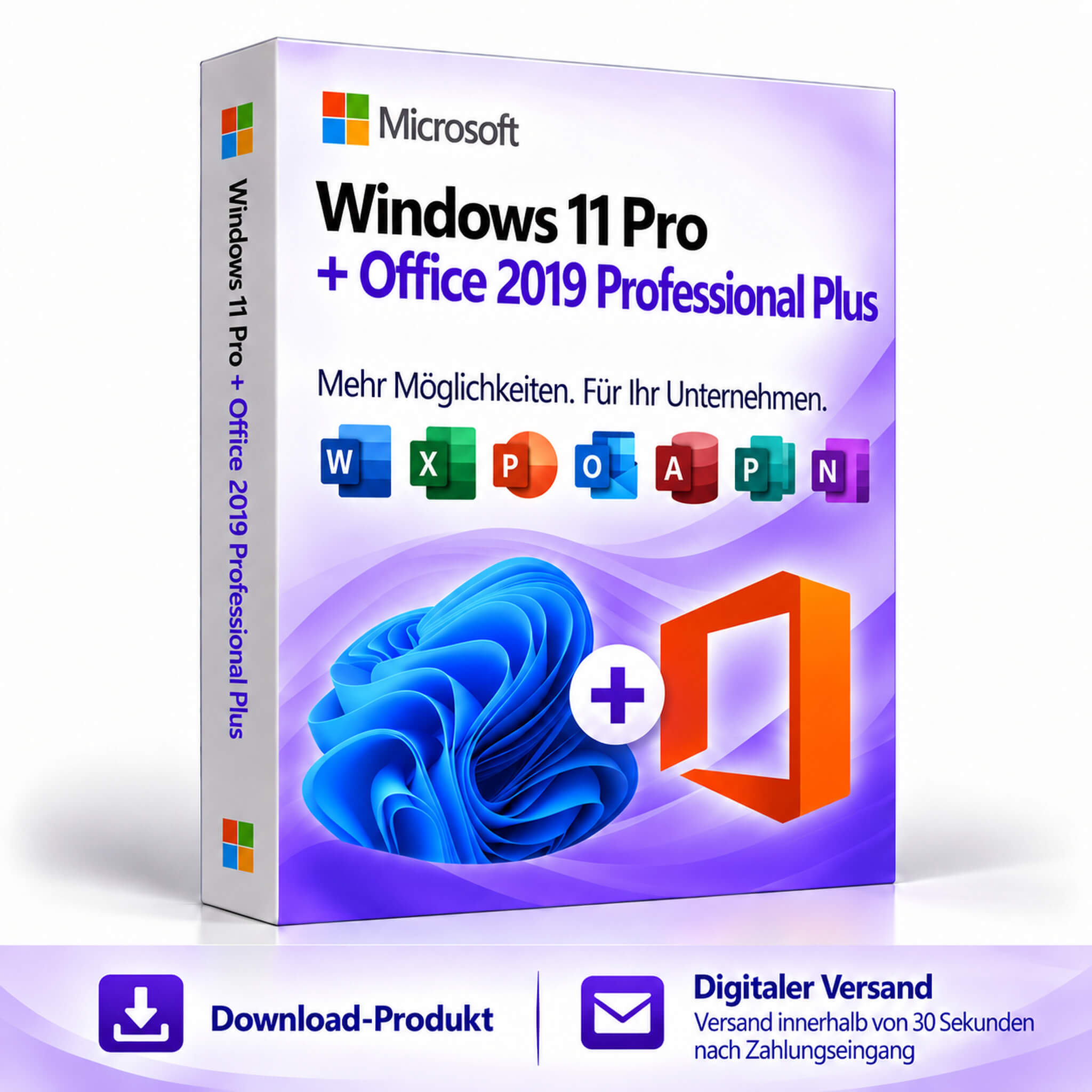 Windows 11 Pro + Office 2019 Professional Plus