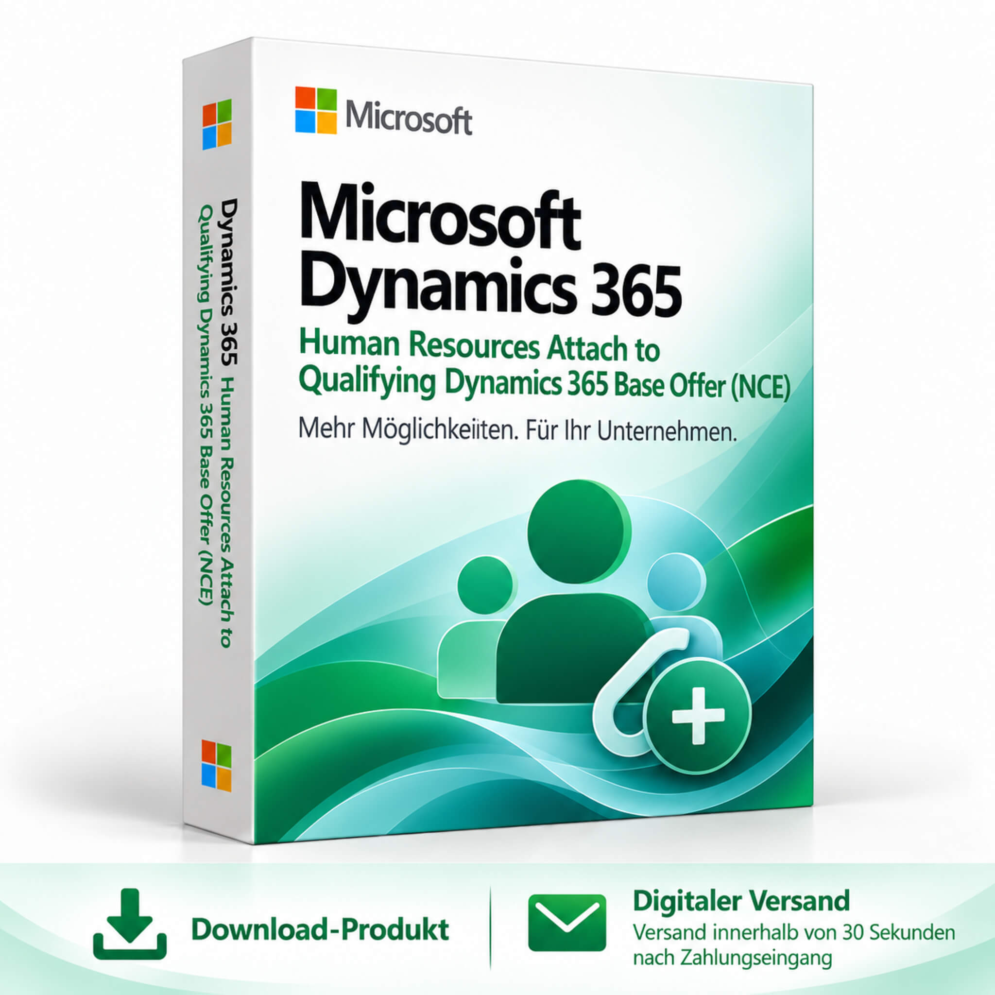 Microsoft Dynamics 365 Human Resources Attach to Qualifying Dynamics 365 Base Offer (NCE)