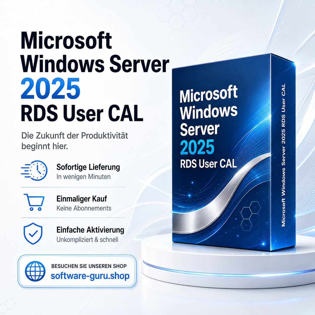 Microsoft Windows Server 2025 RDS User CAL