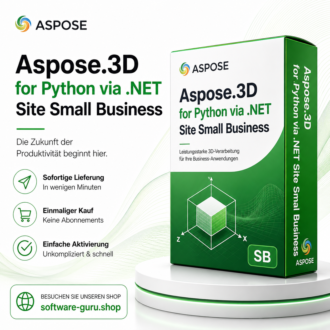 Aspose.3D for Python via .NET Site Small Business