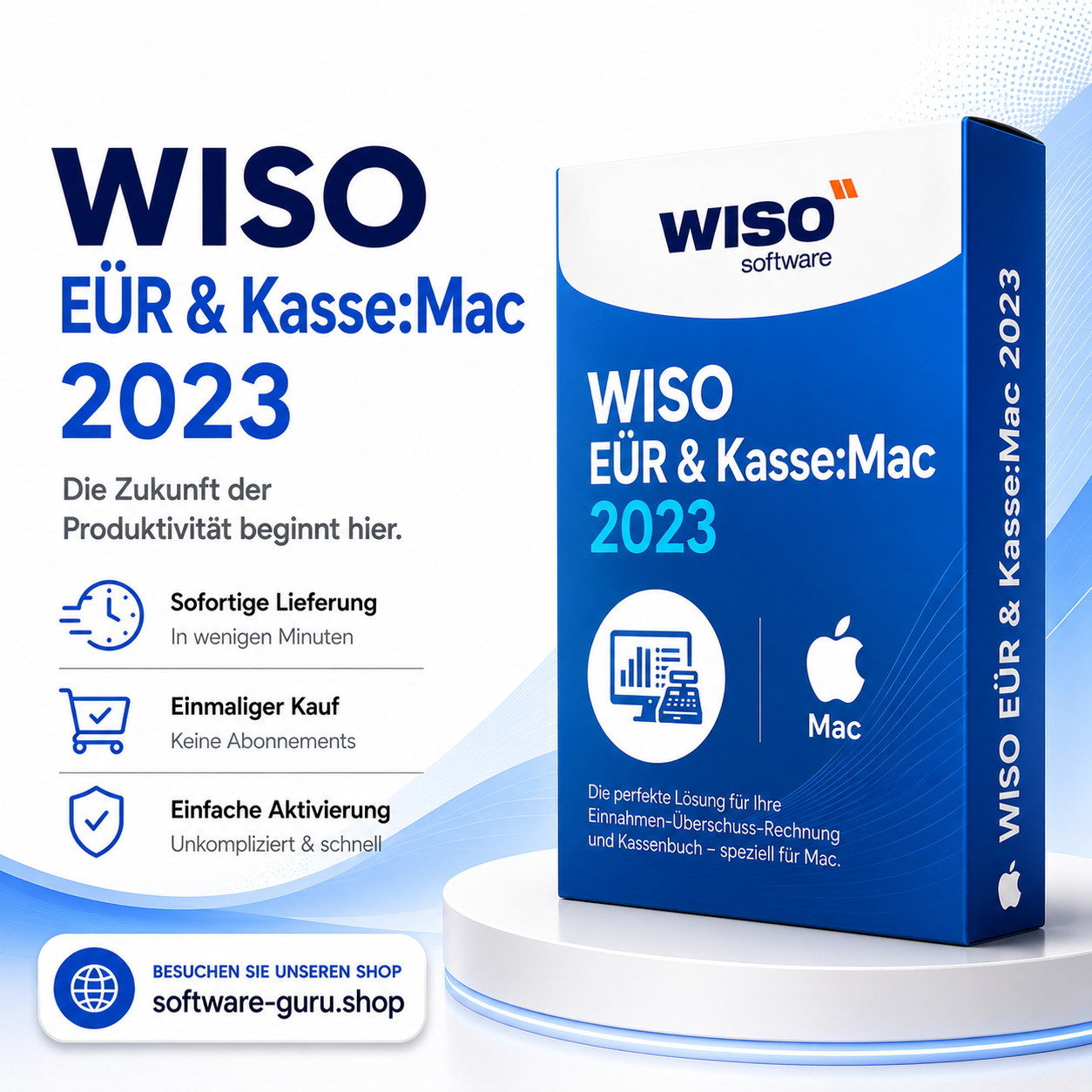 WISO EÜR & Kasse:Mac 2023