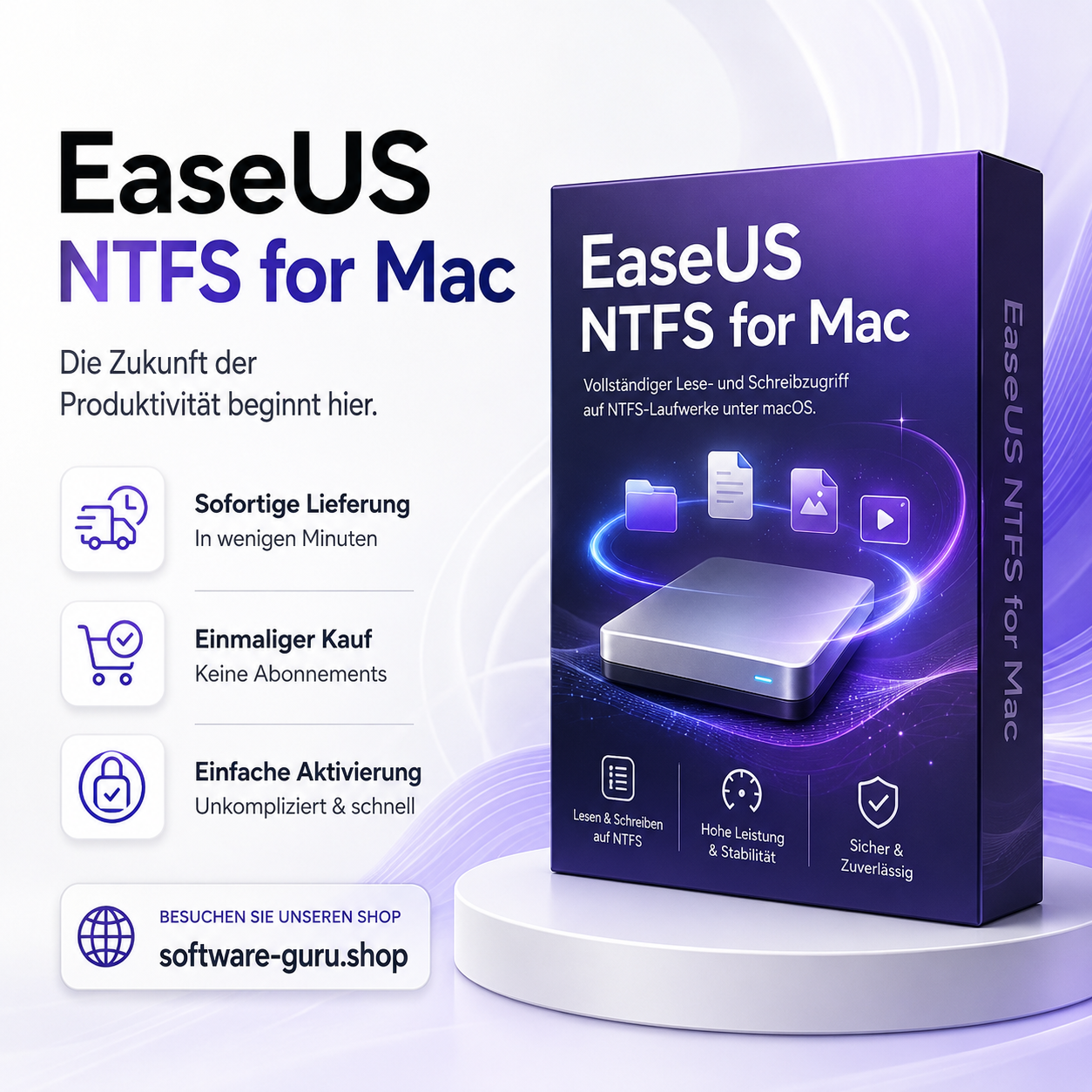 EaseUS NTFS for Mac