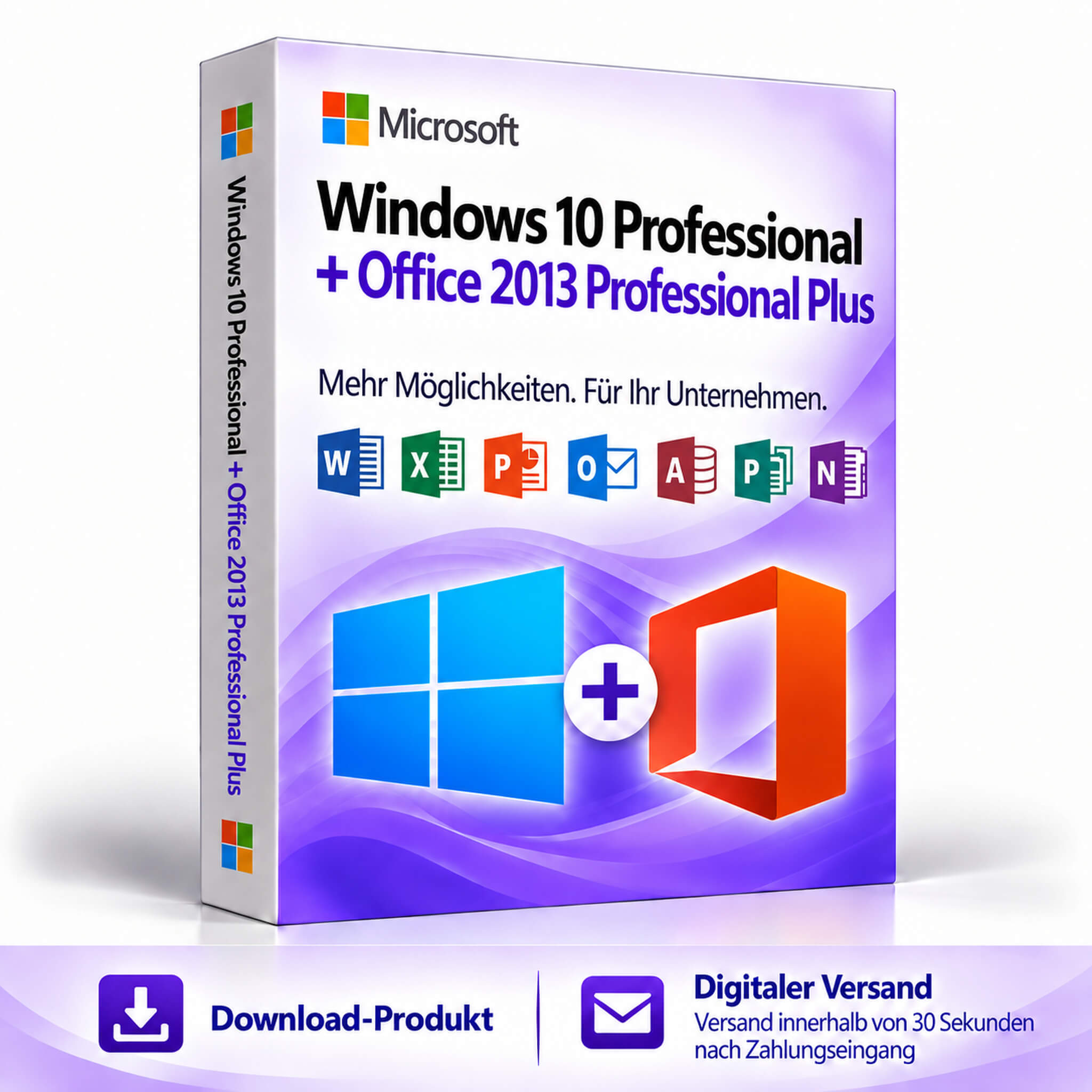 Windows 10 Professional + Office 2013 Professional Plus