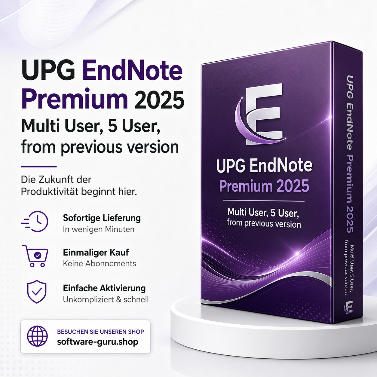 UPG EndNote Premium 2025 Multi User, 5 User, from previous version