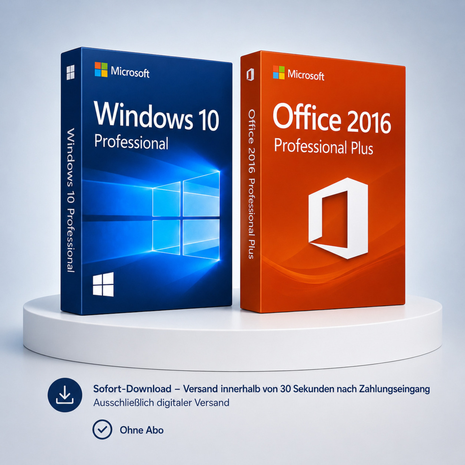 Windows 10 Professional + Office 2016 Professional Plus