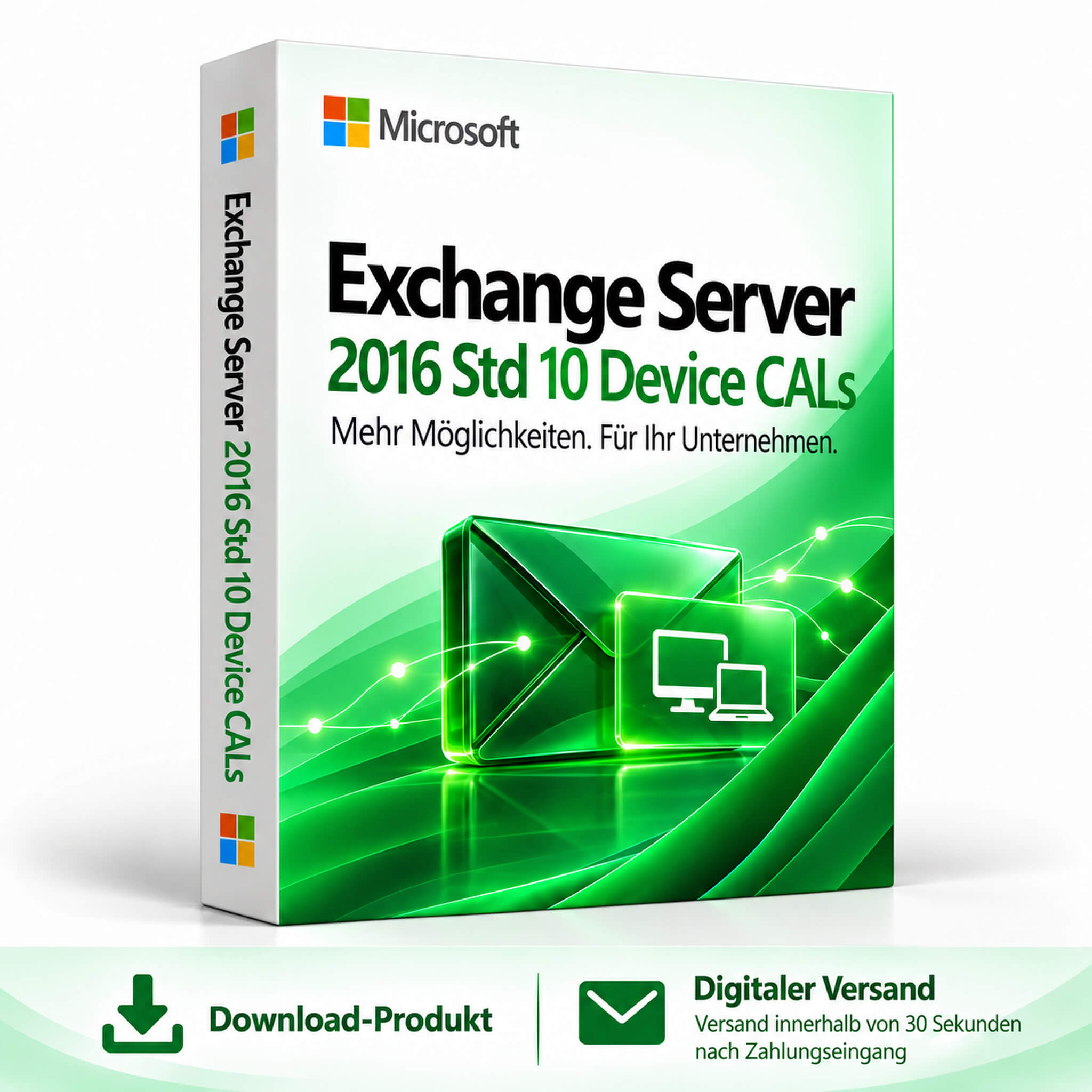 Microsoft Exchange Server 2016 Std 10 Device CALs