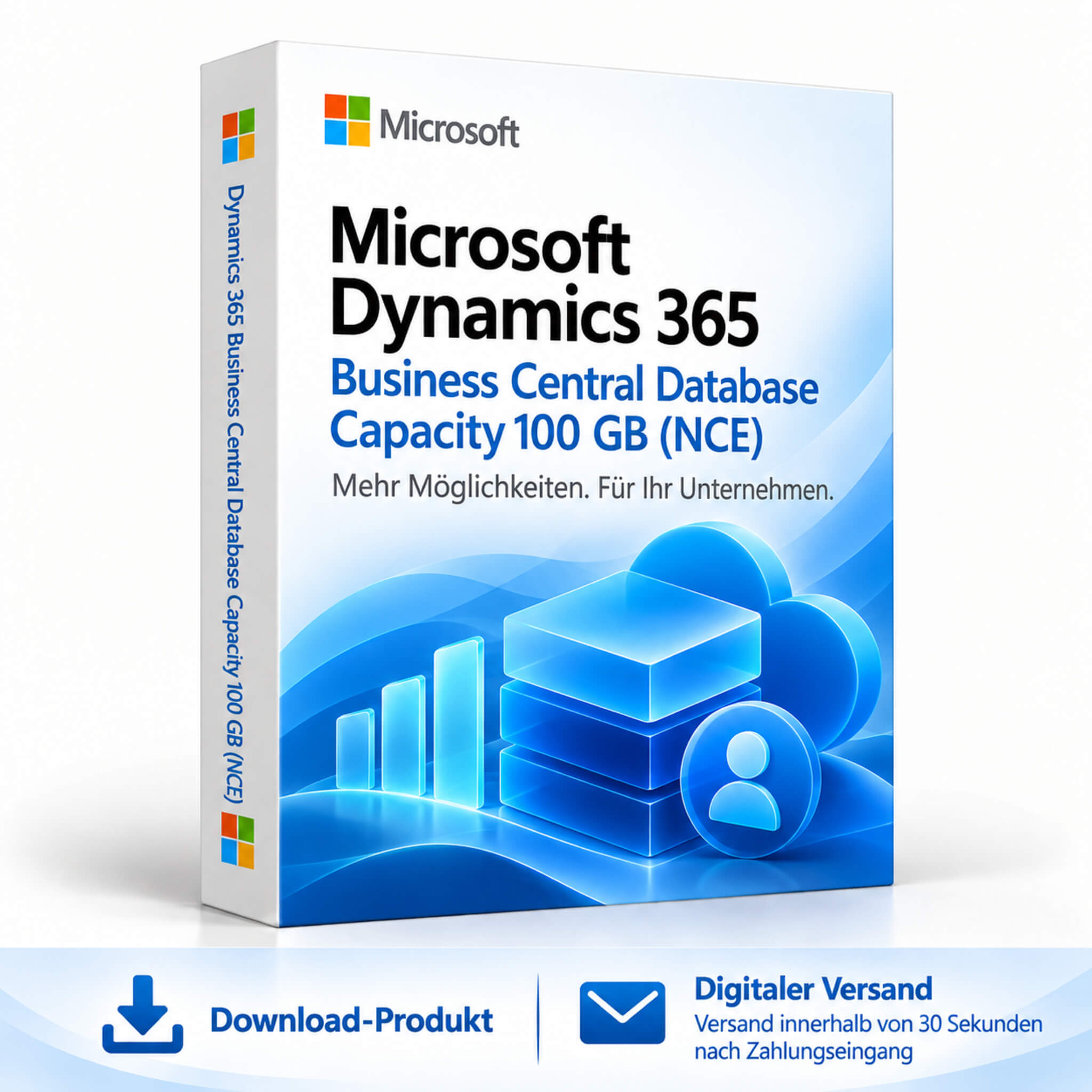 Microsoft Dynamics 365 Business Central Database Capacity 100 GB (NCE)
