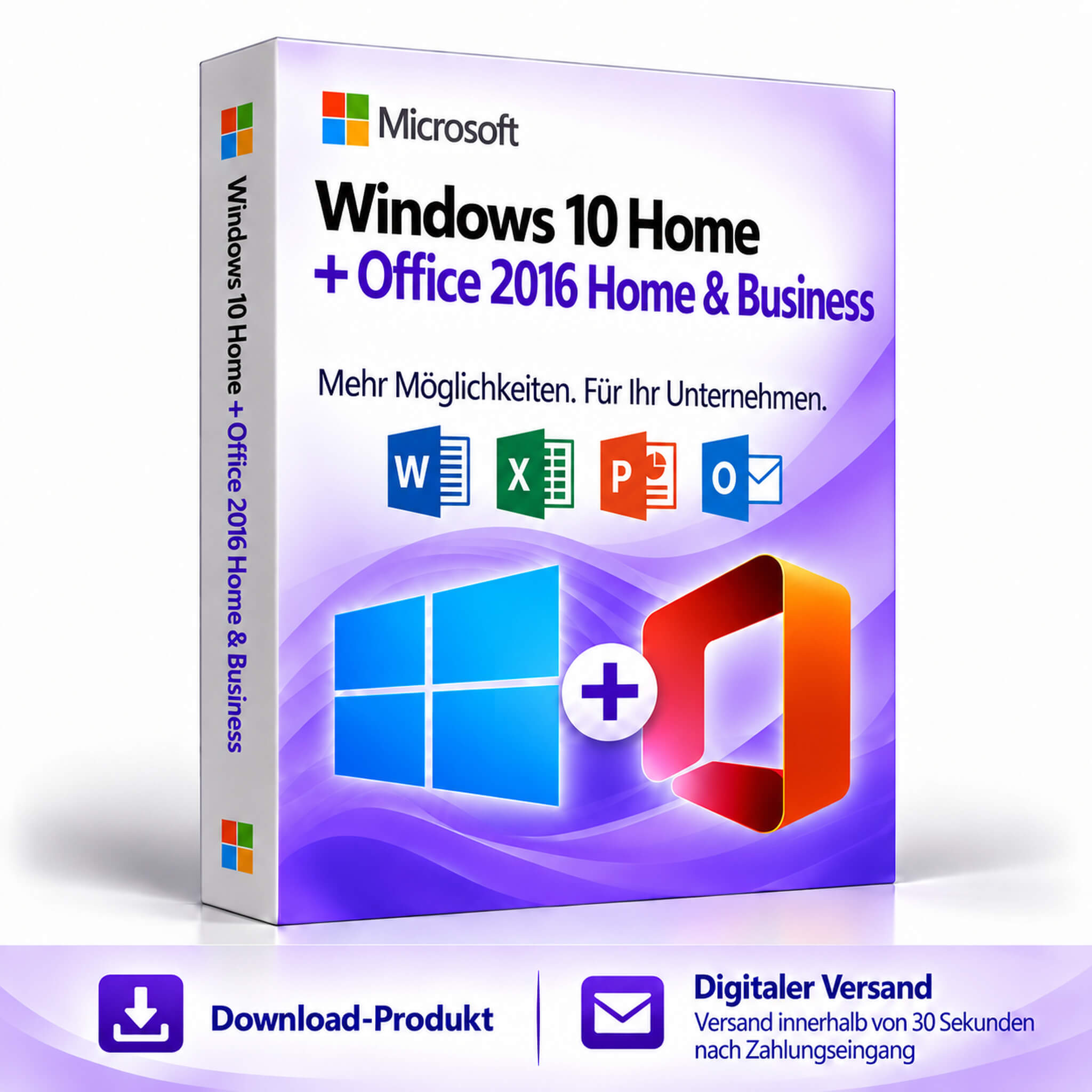 Windows 10 Home + Office 2016 Home & Business