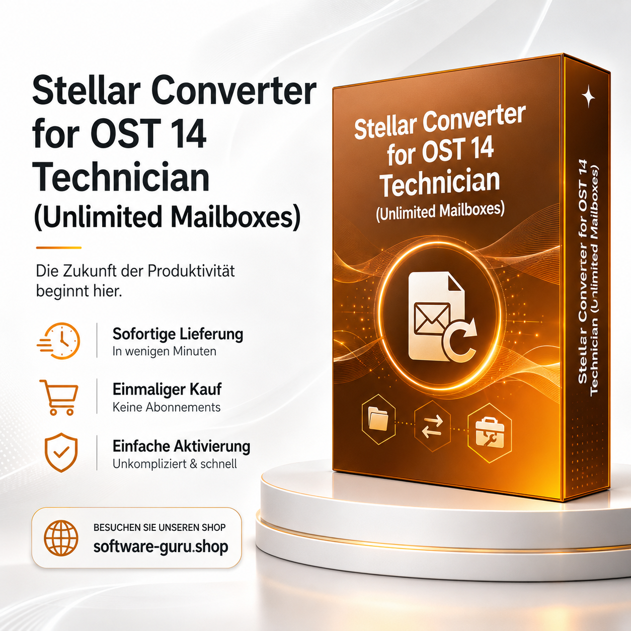 Stellar Converter for OST 14 Technician (Unlimited Mailboxes)