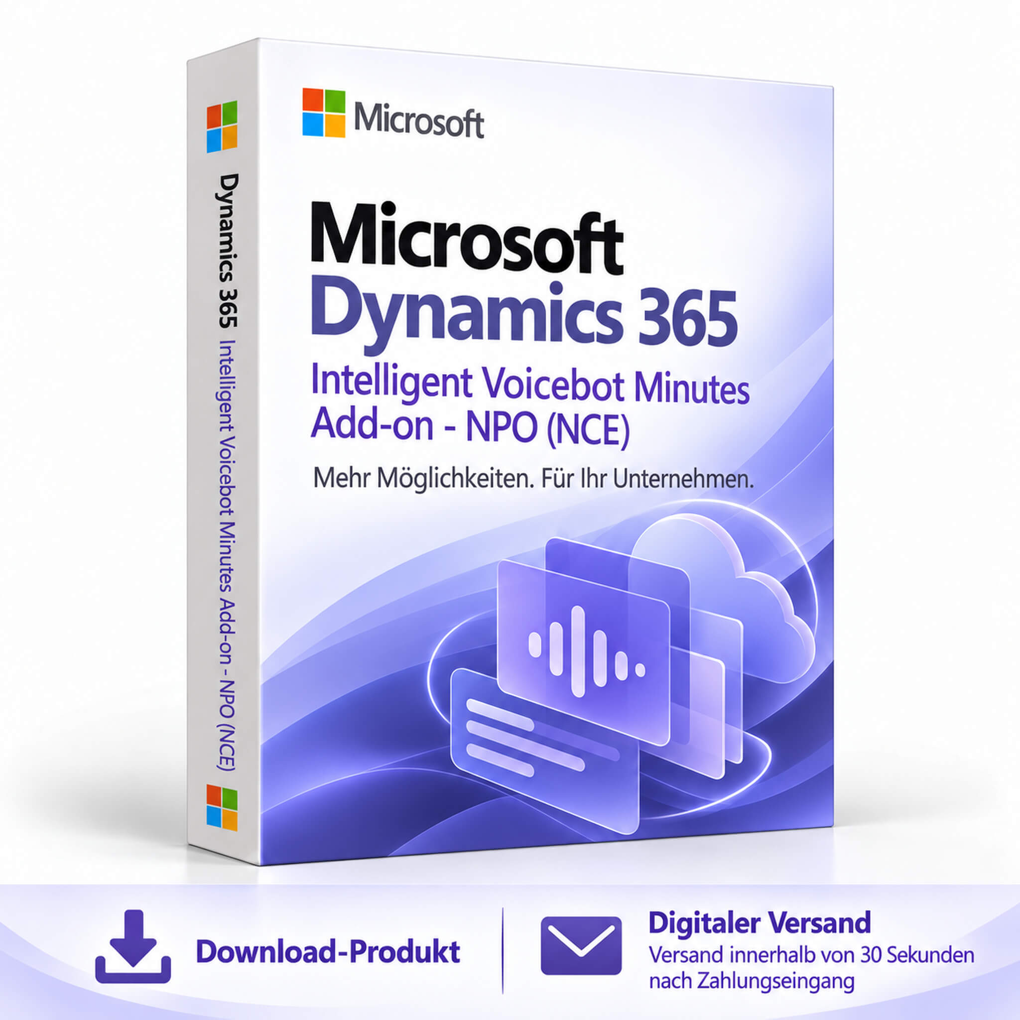 Microsoft Dynamics 365 Intelligent Voicebot Minutes Add-on - NPO (NCE)