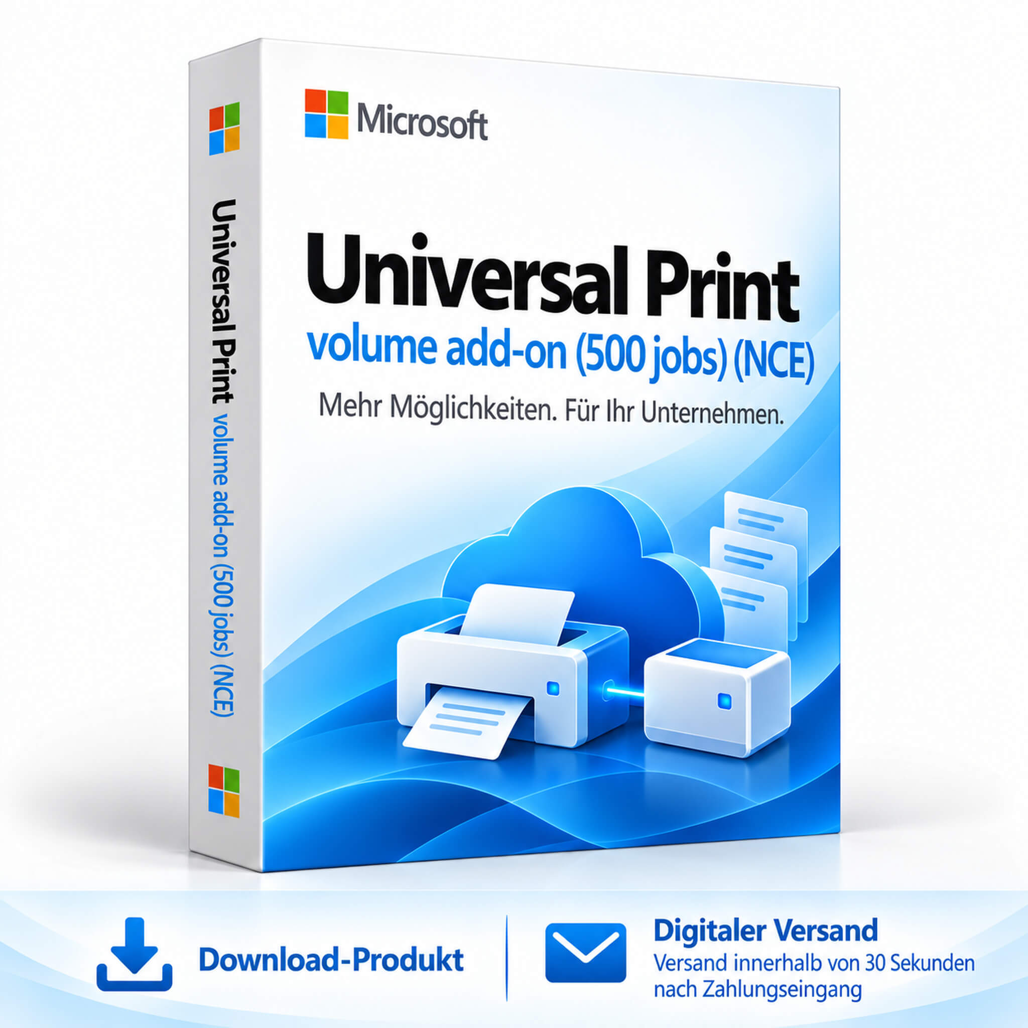 Universal Print volume add-on (500 jobs) (NCE)