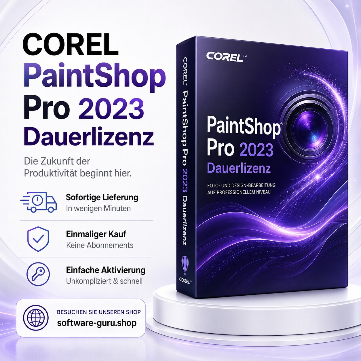 COREL PaintShop Pro 2023 Dauerlizenz