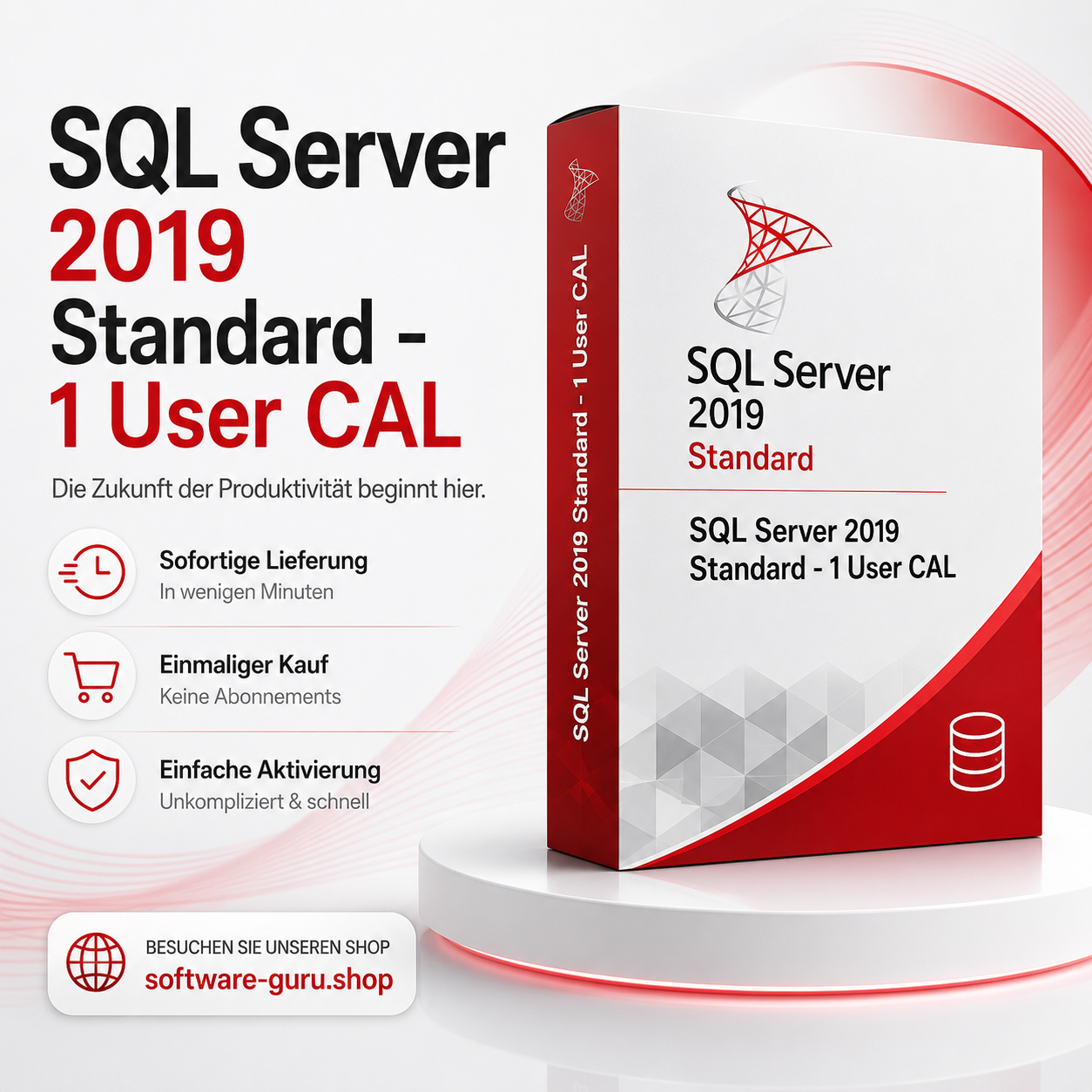 SQL Server 2019 Standard - 1 User CAL