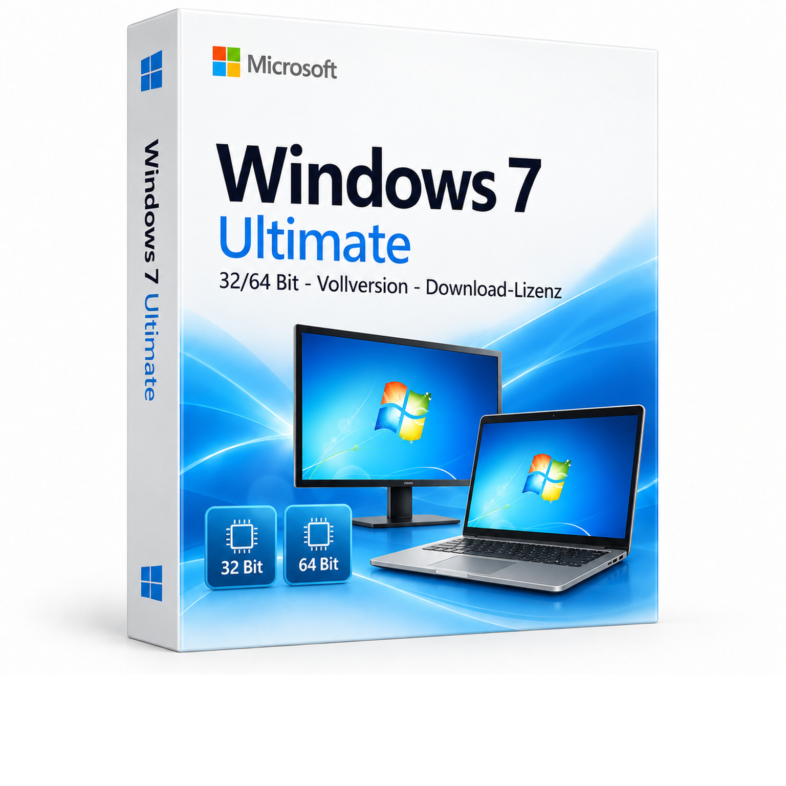 Windows 7 Ultimate 32/64 Bit Vollversion Download-Lizenz