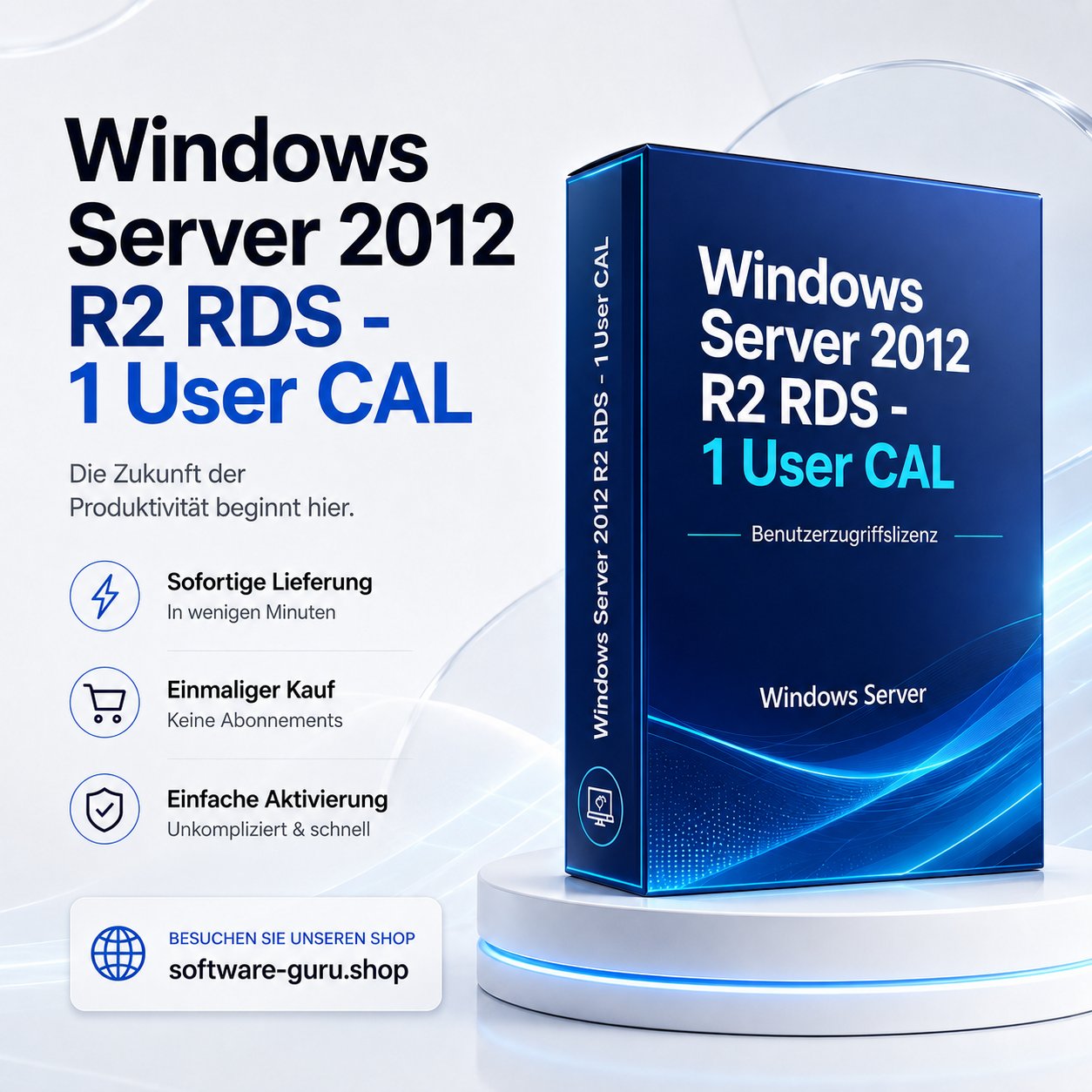 Windows Server 2012 R2 RDS - 1 User CAL