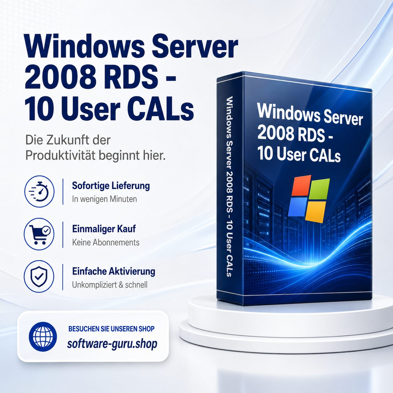 Windows Server 2008 RDS - 10 User CALs