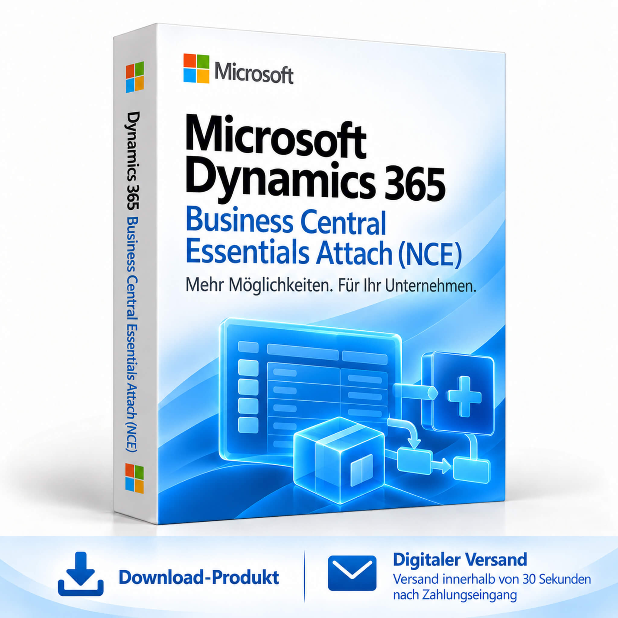 Microsoft Dynamics 365 Business Central Essentials Attach (NCE)