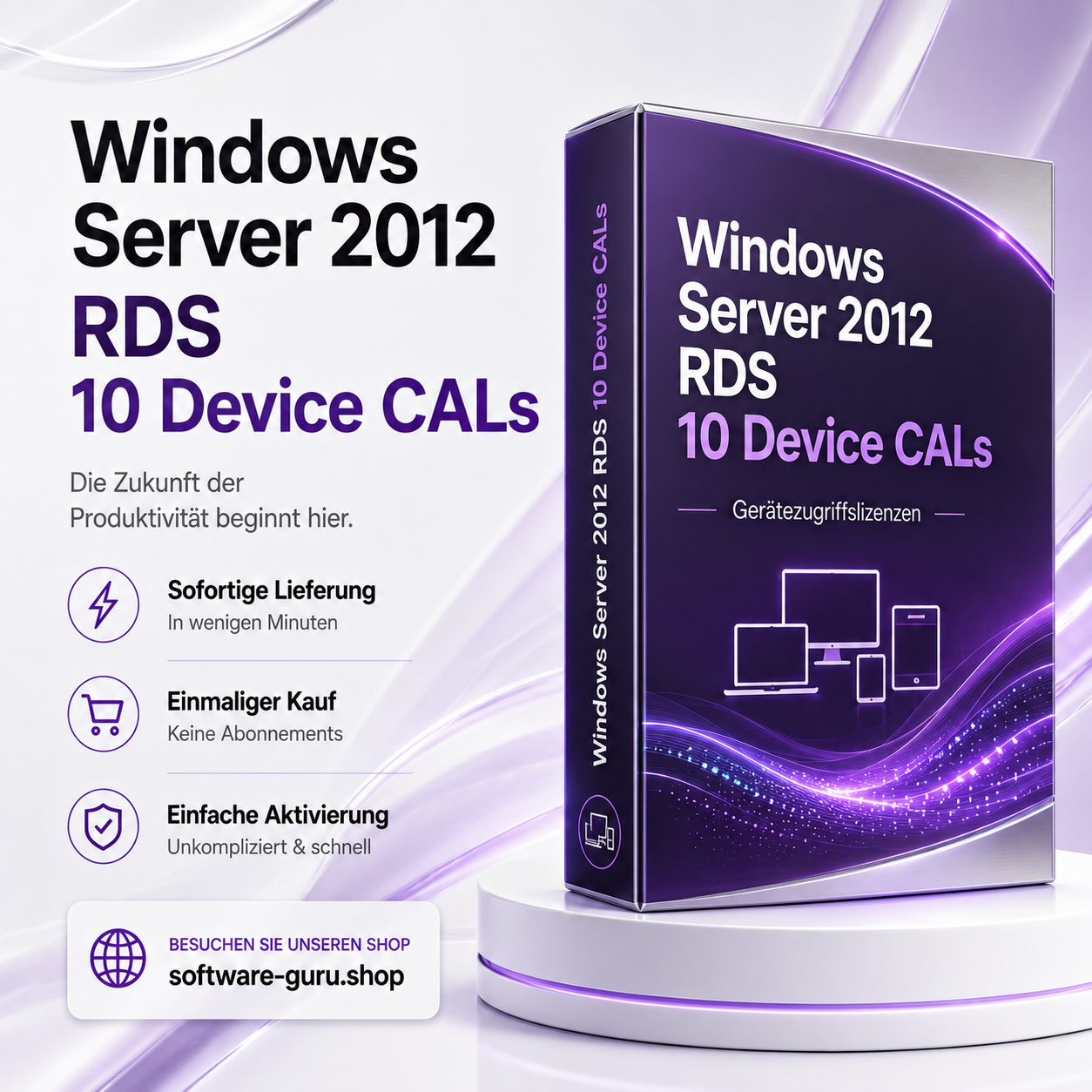 Windows Server 2012 RDS 10 Device CALs
