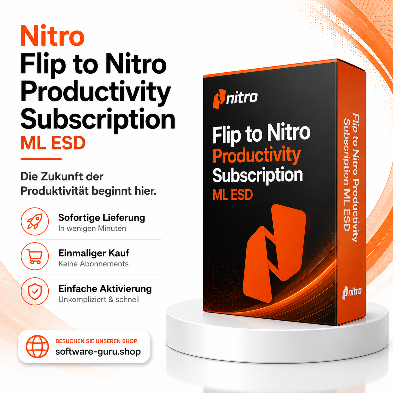 Nitro Flip to Nitro Productivity Subscription ML ESD