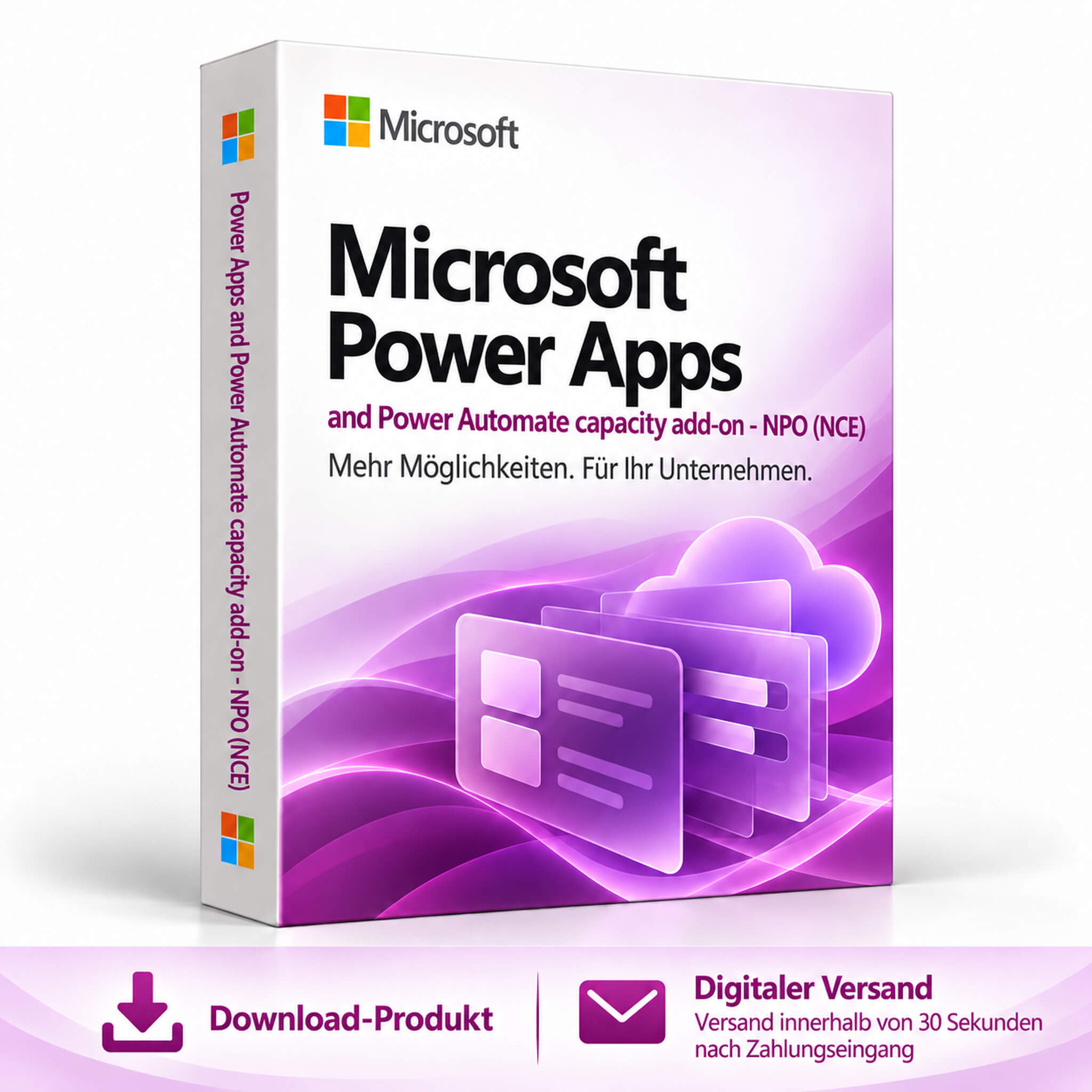 Microsoft Power Apps and Power Automate capacity add-on - NPO (NCE)