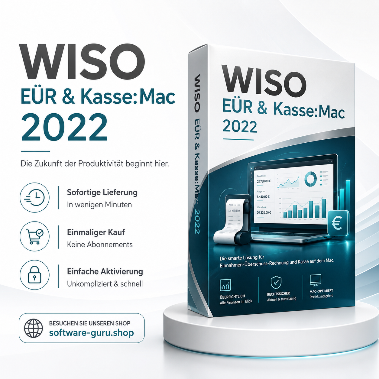WISO EÜR & Kasse:Mac 2022
