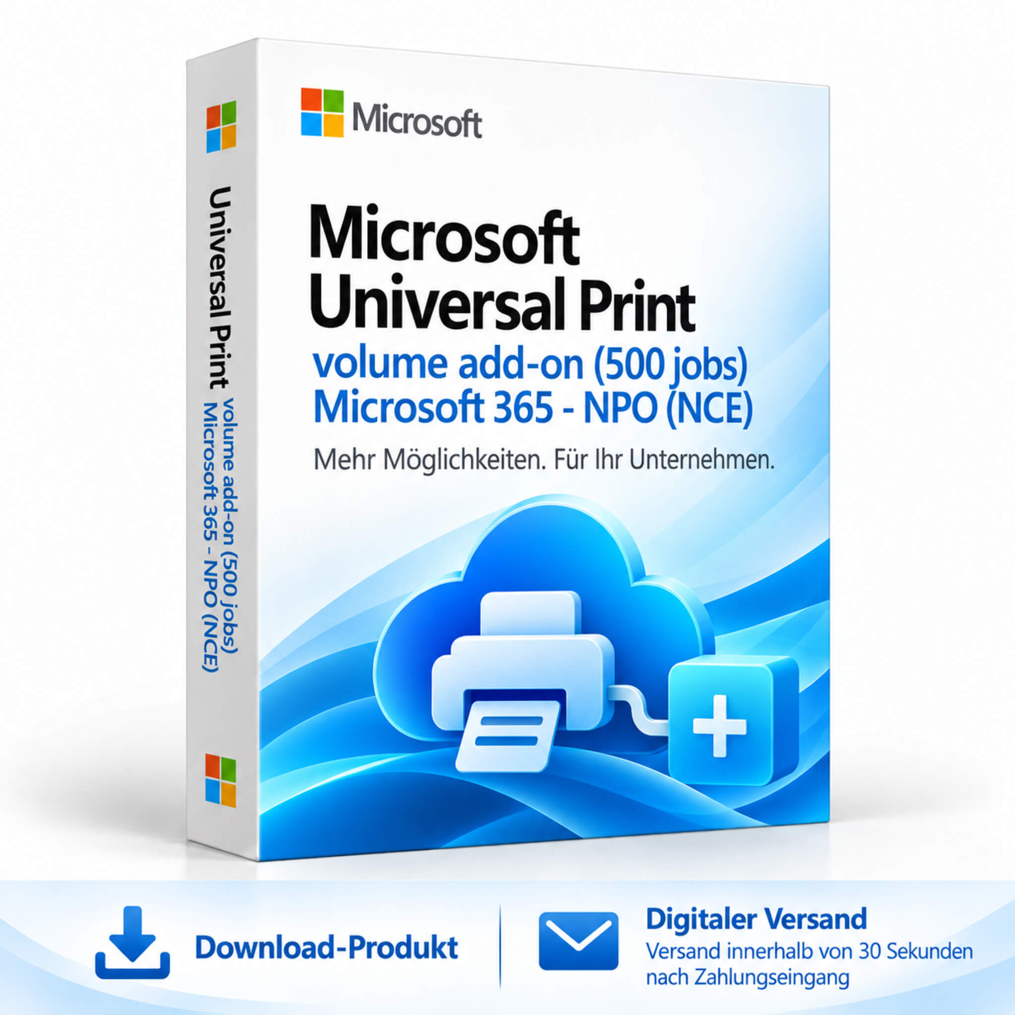 Microsoft Universal Print volume add-on (500 jobs) - Microsoft 365 - NPO (NCE)