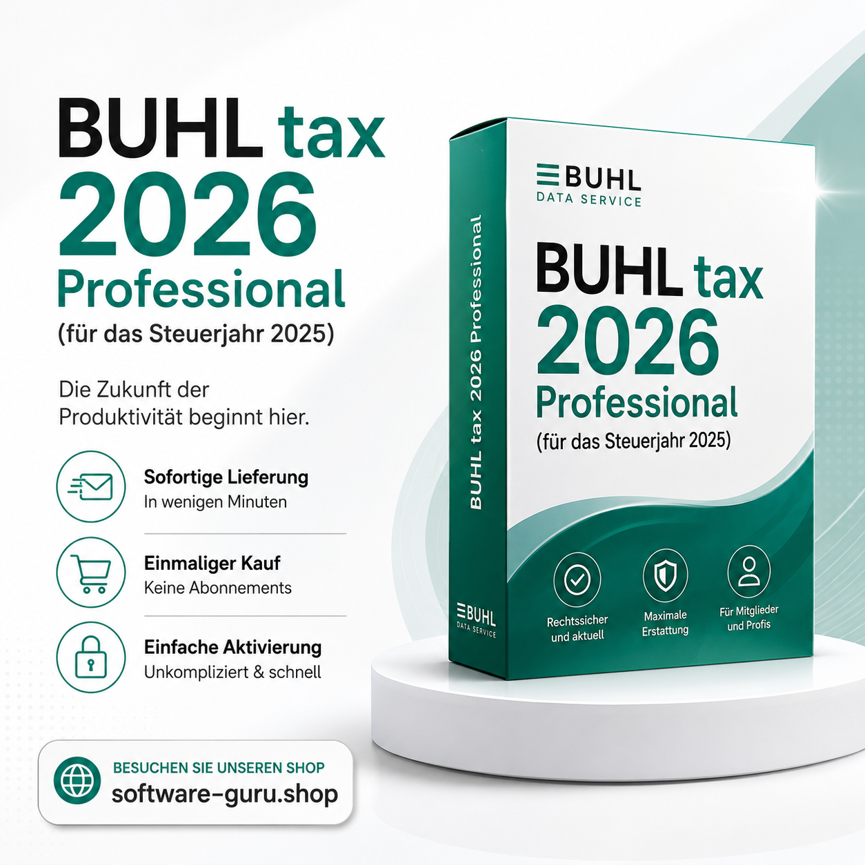 BUHL tax 2026 Professional (für das Steuerjahr 2025)