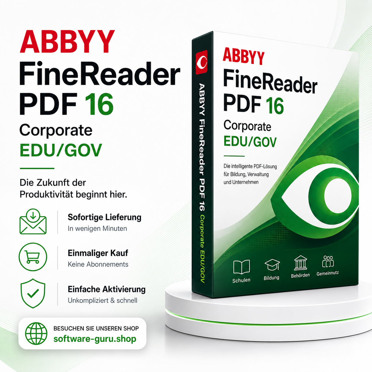 ABBYY FineReader PDF 16 Corporate EDU/GOV