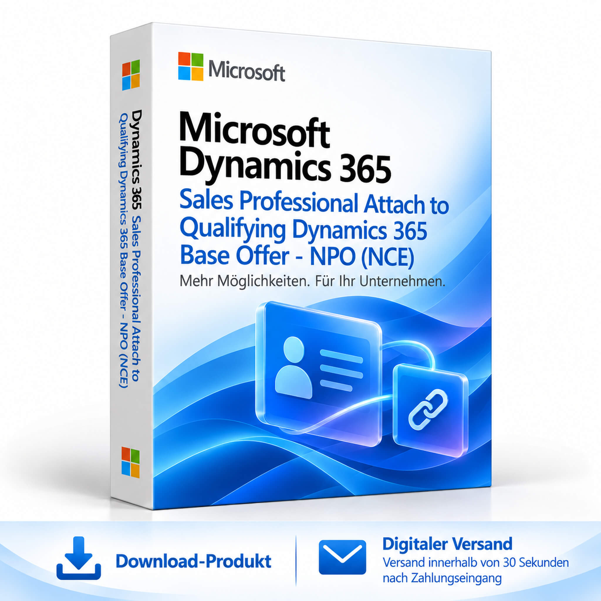 Microsoft Dynamics 365 Sales Professional Attach to Qualifying Dynamics 365 Base Offer - NPO (NCE)