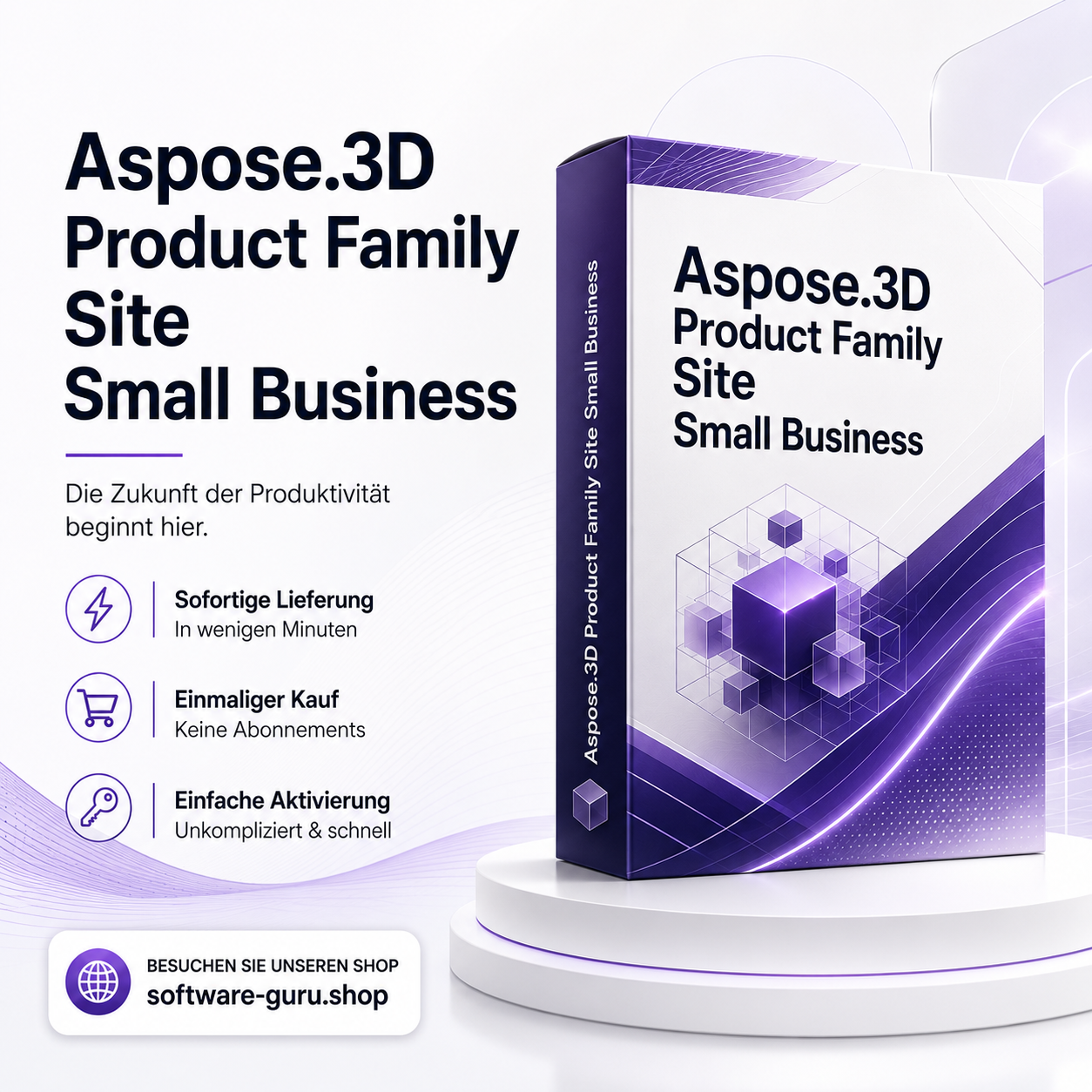 Aspose.3D Product Family Site Small Business