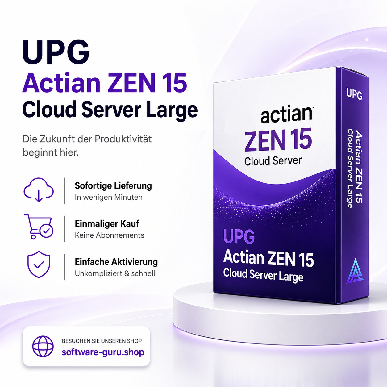 UPG Actian ZEN 15 Cloud Server Large