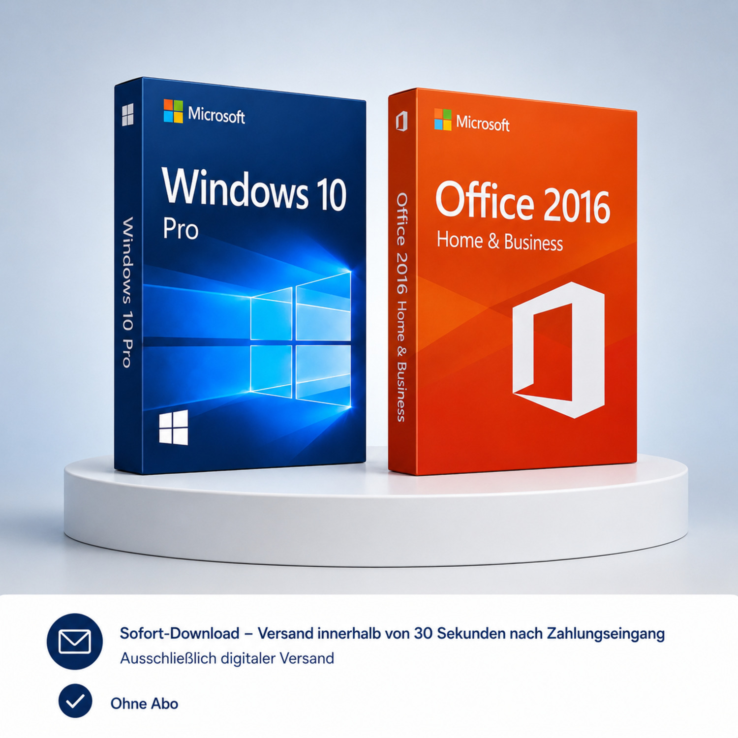 Windows 10 Pro + Office 2016 Home & Business