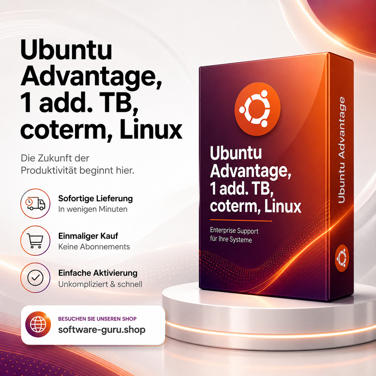 Ubuntu Advantage, 1 add. TB, coterm, Linux