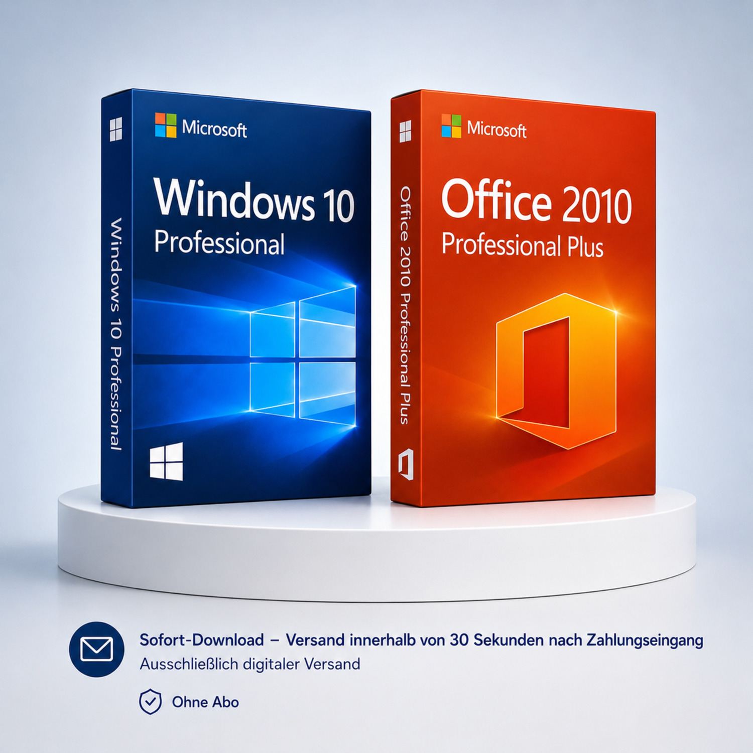 Windows 10 Professional + Office 2010 Professional Plus