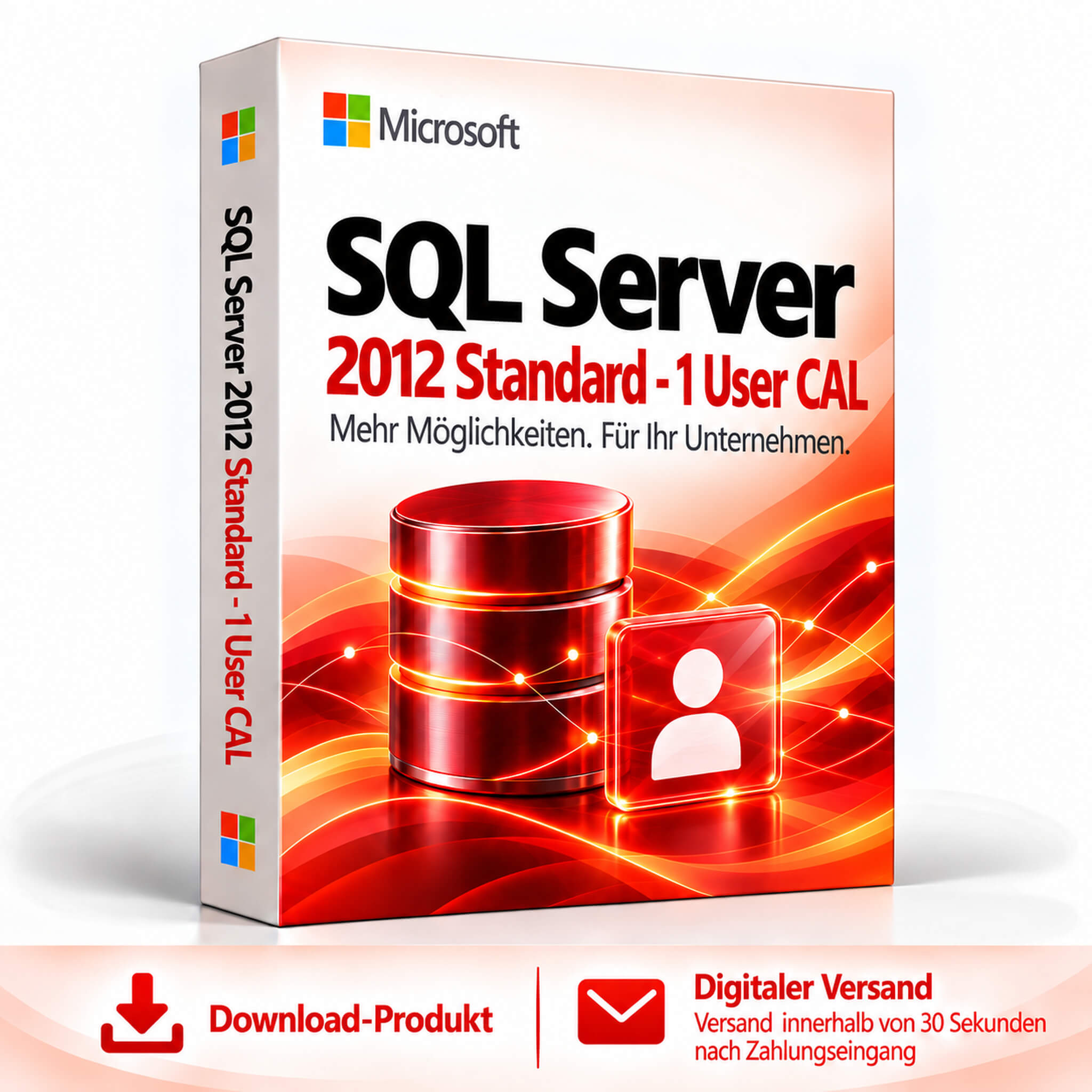 Microsoft SQL Server 2012 Standard - 1 User CAL