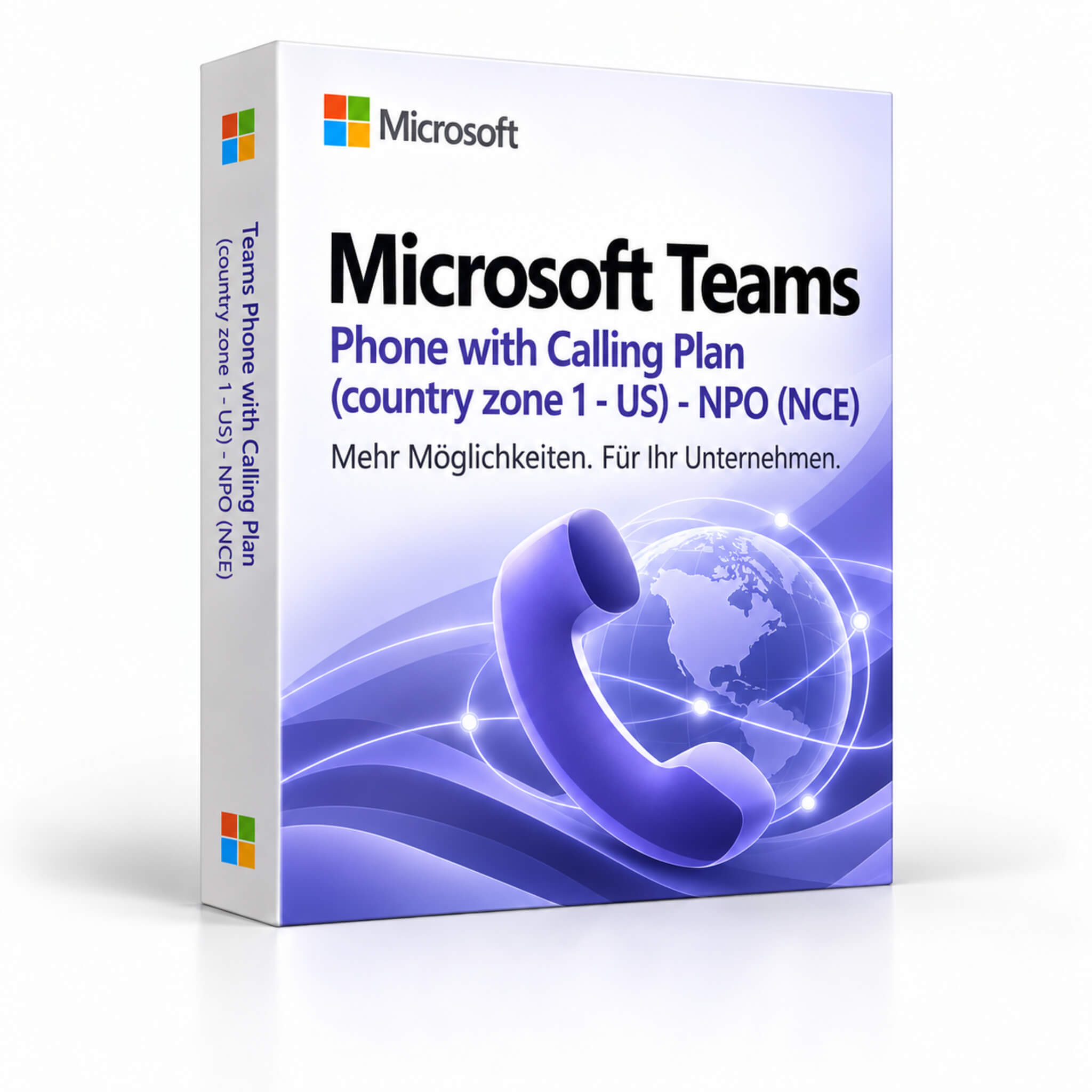 Microsoft Teams Phone with Calling Plan (country zone 1 - US) - NPO (NCE)