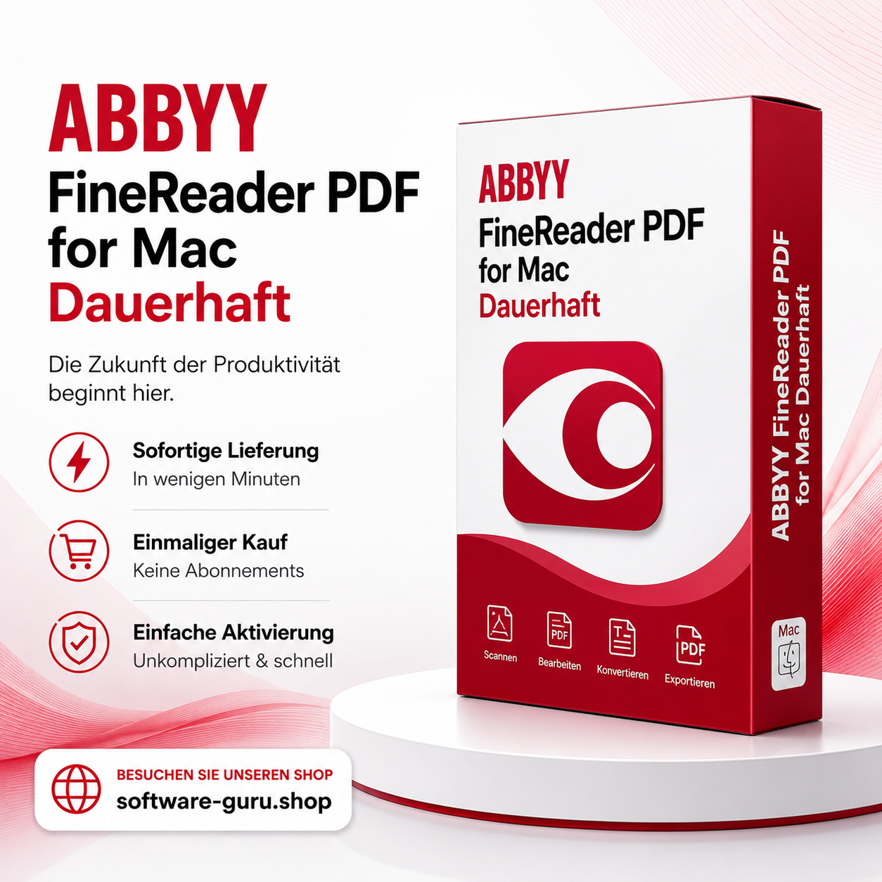 ABBYY FineReader PDF for Mac Dauerhaft