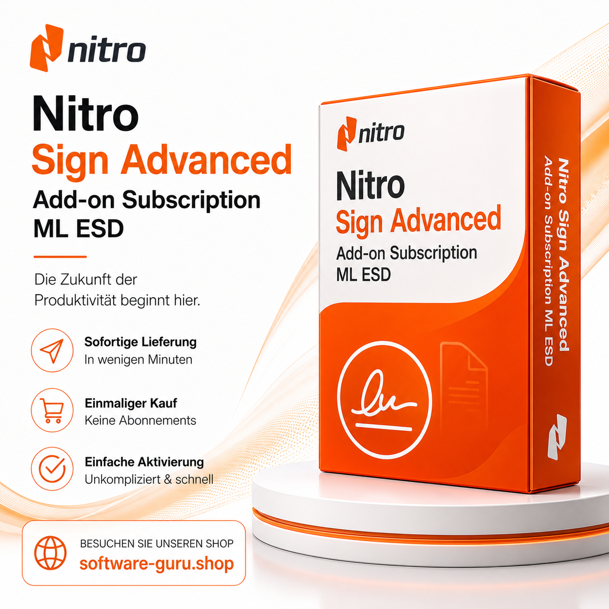 Nitro Sign Advanced Add-on Subscription ML ESD