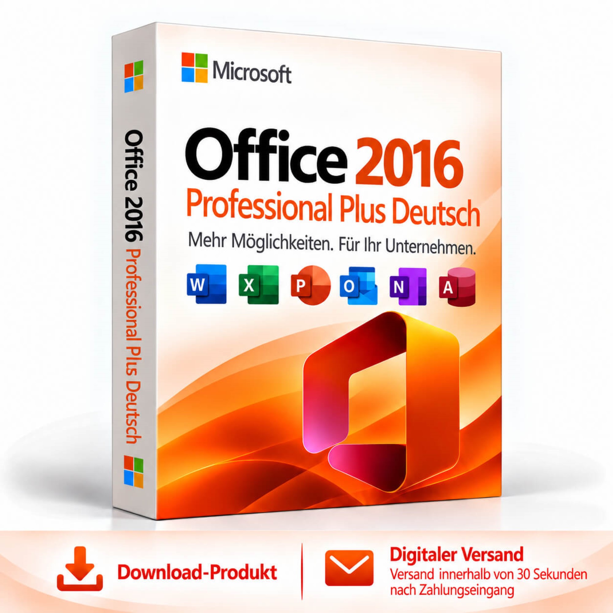Microsoft Office 2016 Professional Plus Deutsch