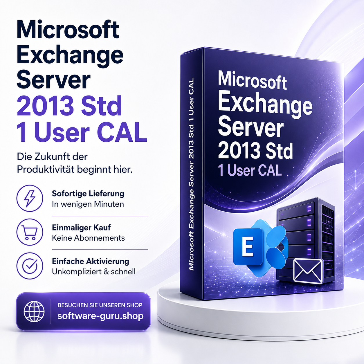 Microsoft Exchange Server 2013 Std 1 User CAL