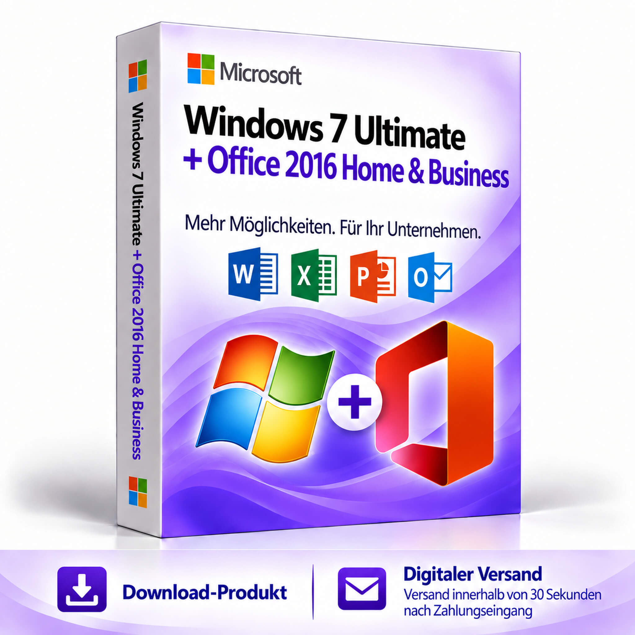 Windows 7 Ultimate + Office 2016 Home & Business